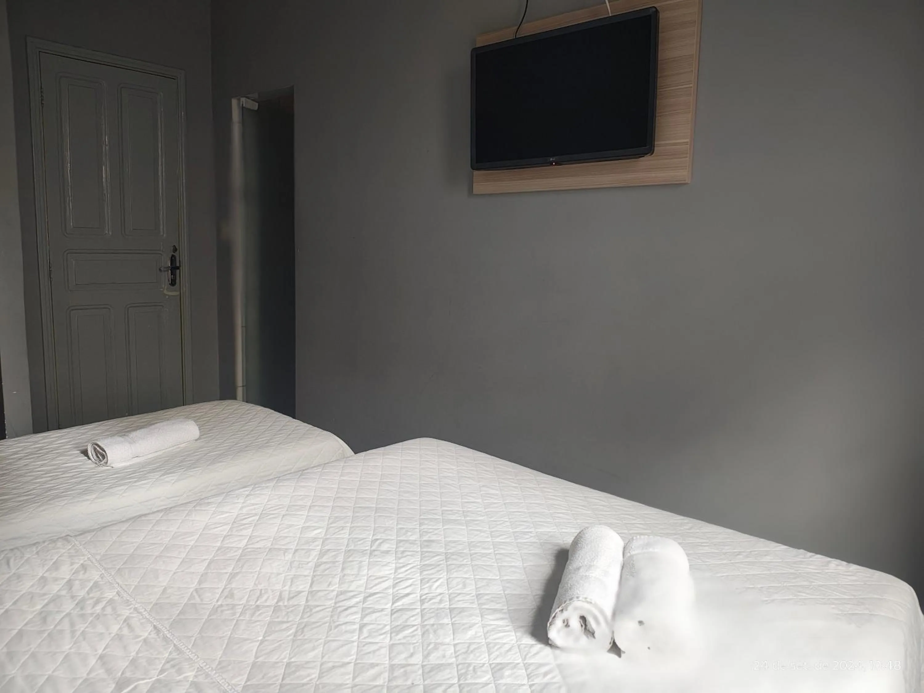 Bed in Marinus Hotel