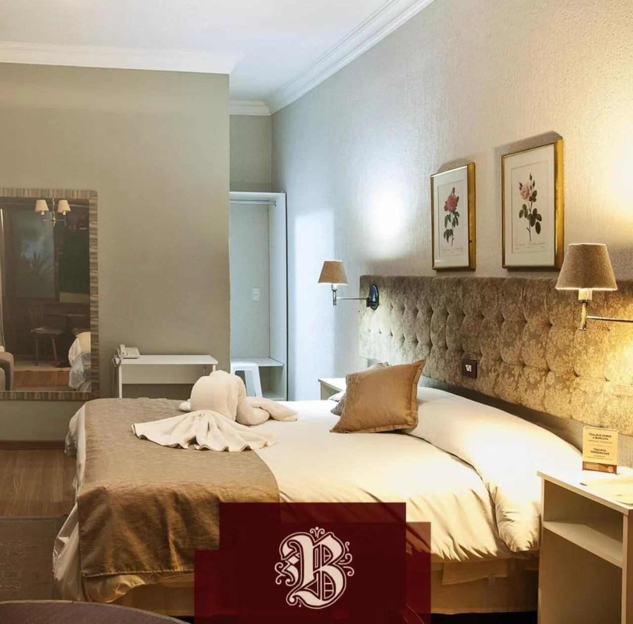 Bed in Bellagio Mini Resort - no coração de Gramado