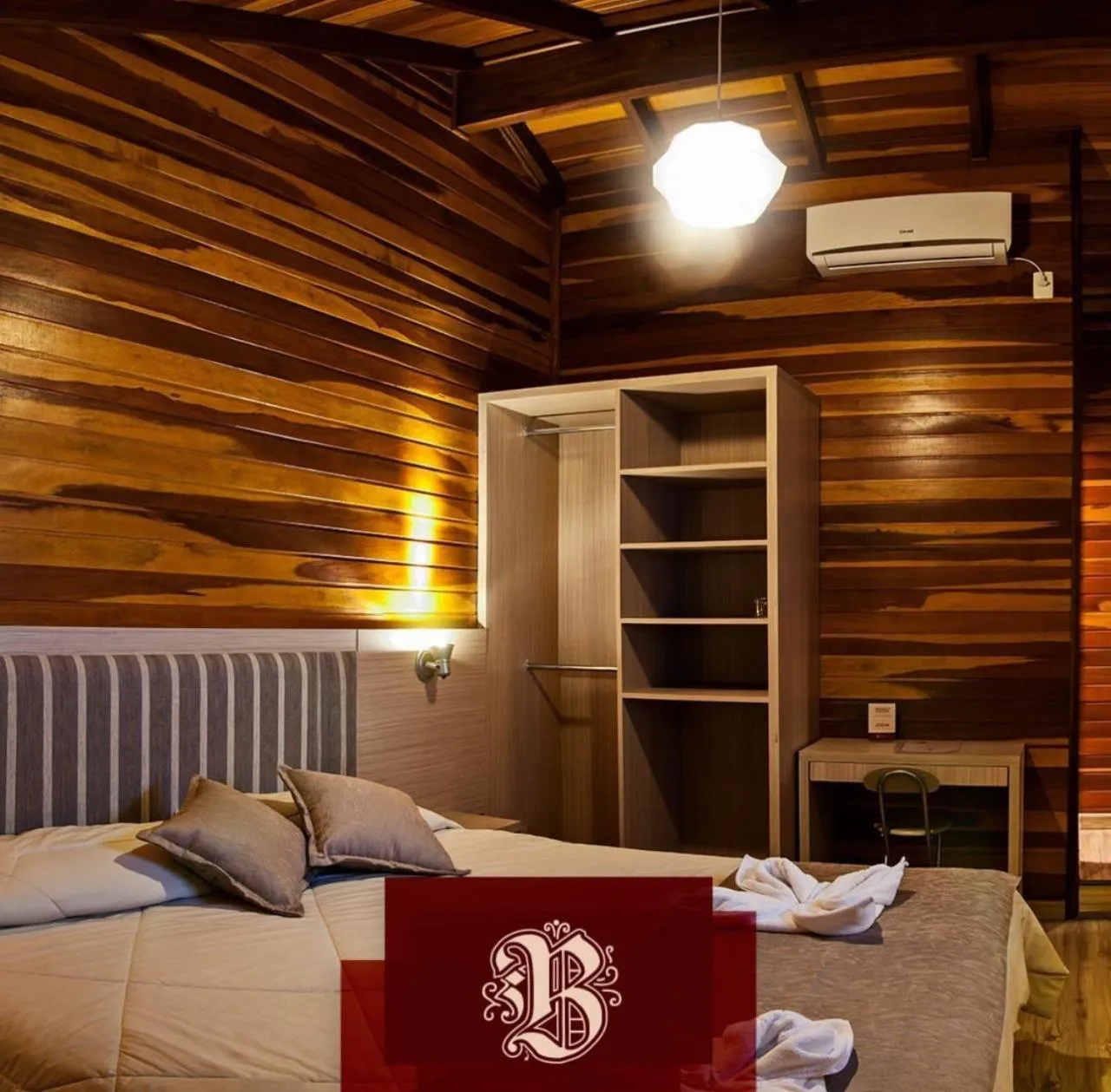 Bed in Bellagio Mini Resort - no coração de Gramado