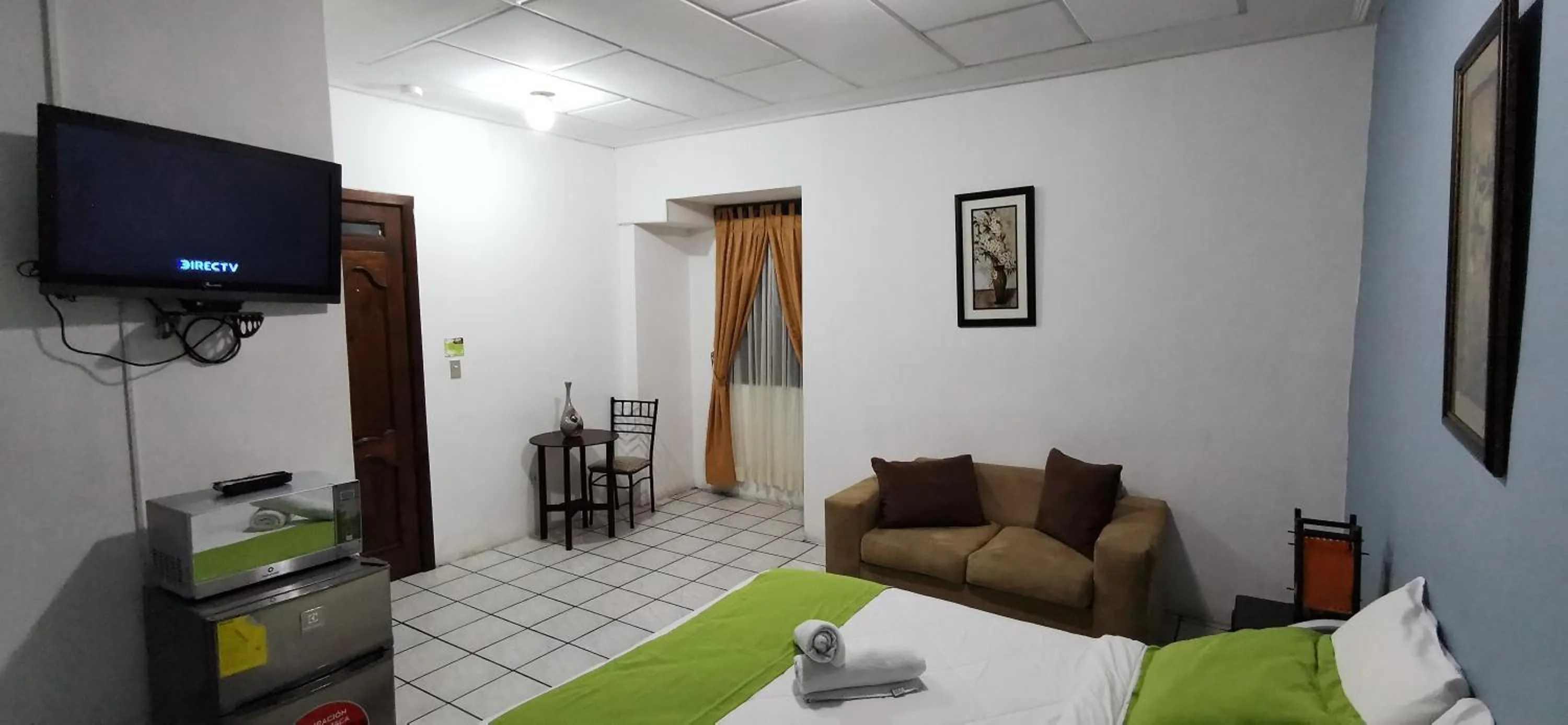 Bed in Hotel 4 Mundos