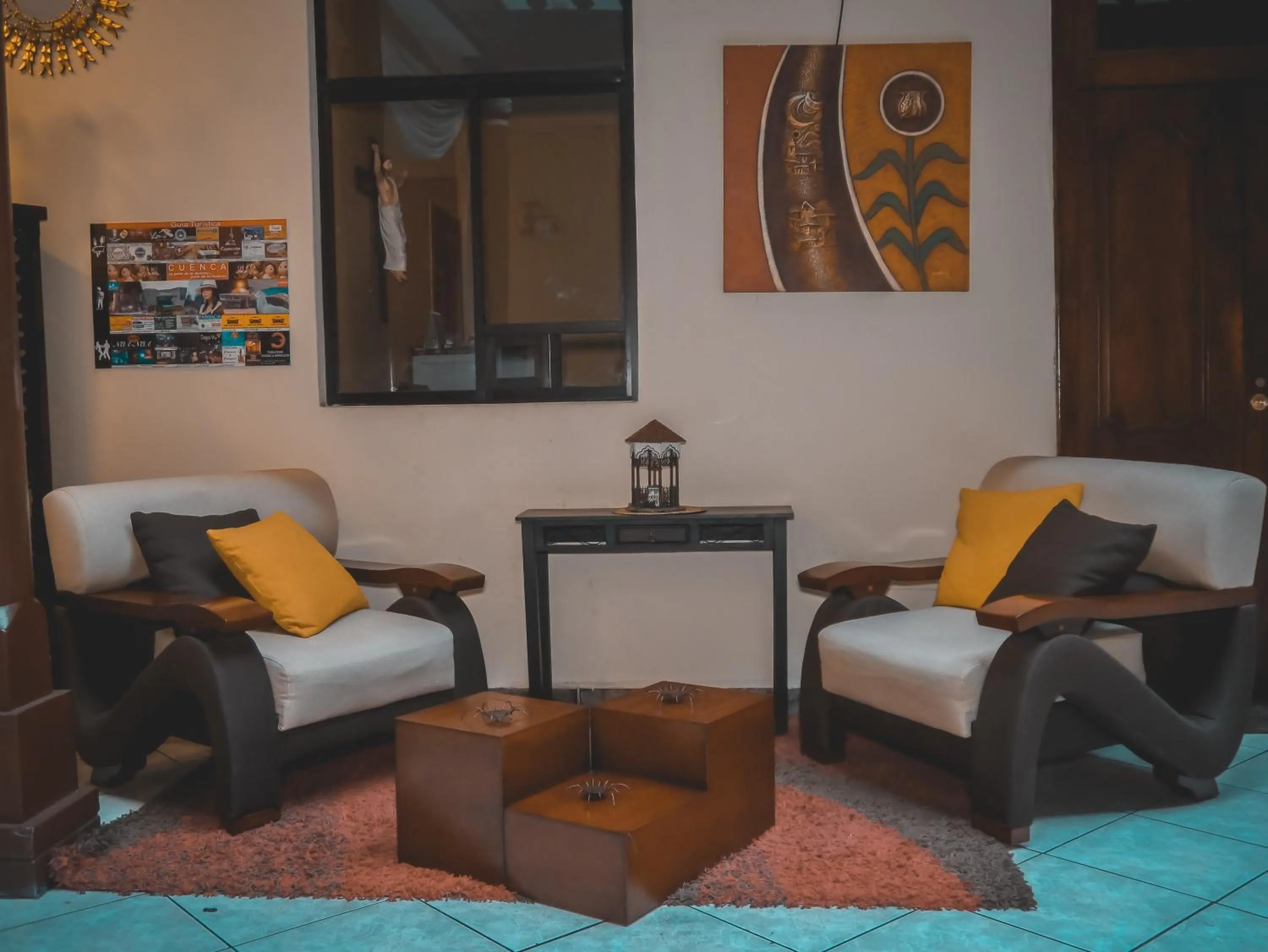 Living room in Hotel 4 Mundos