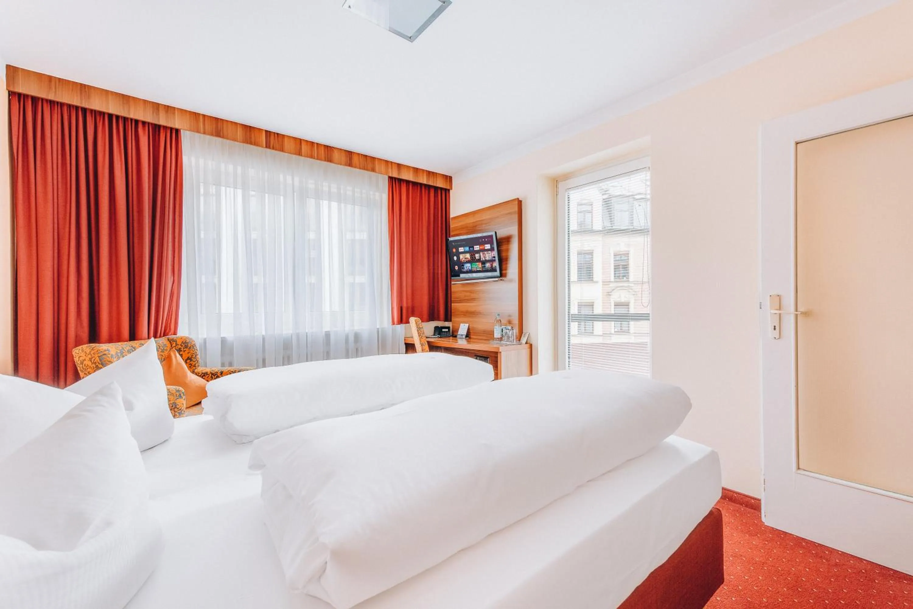 Bed in Hotel Isartor