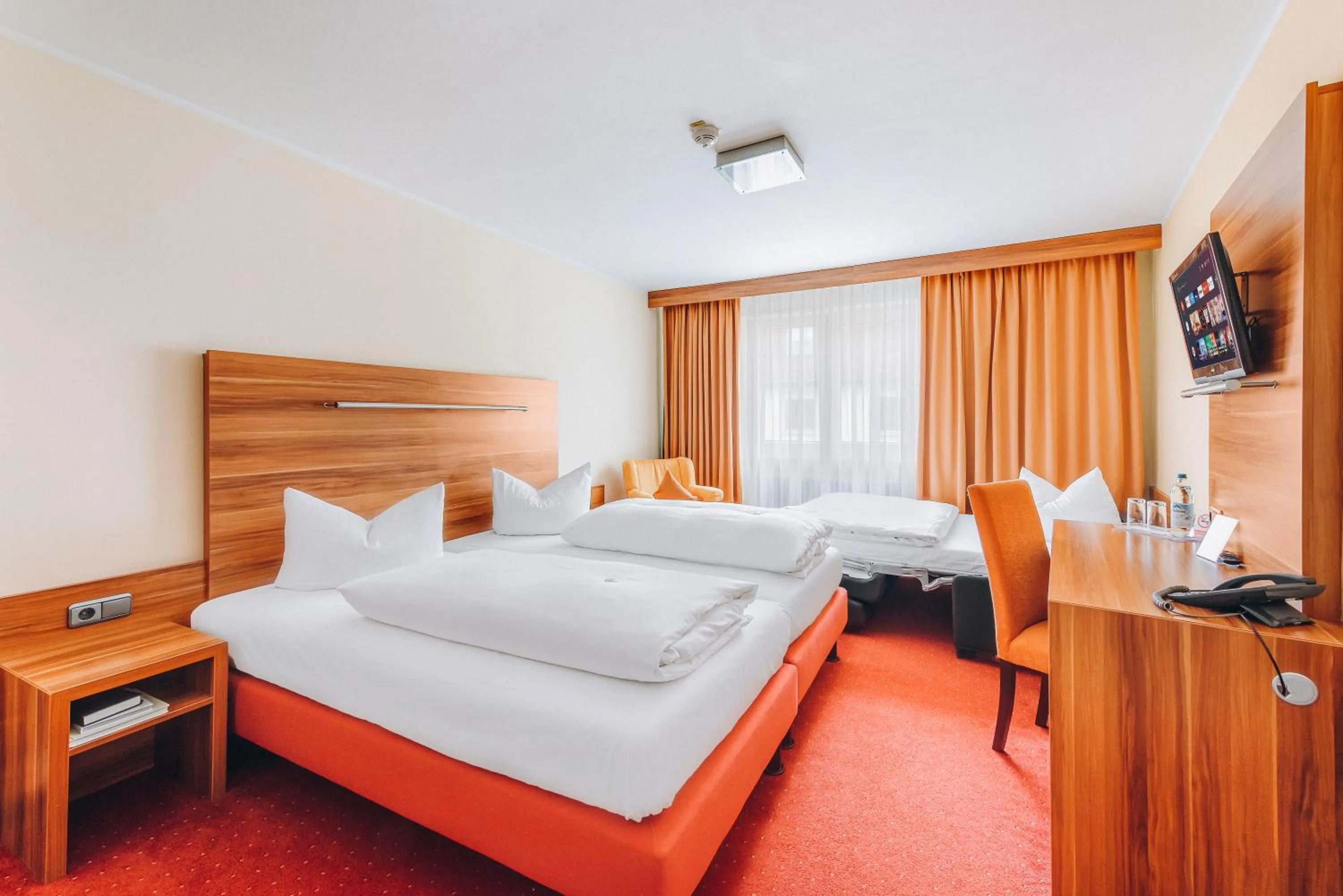 Bed in Hotel Isartor