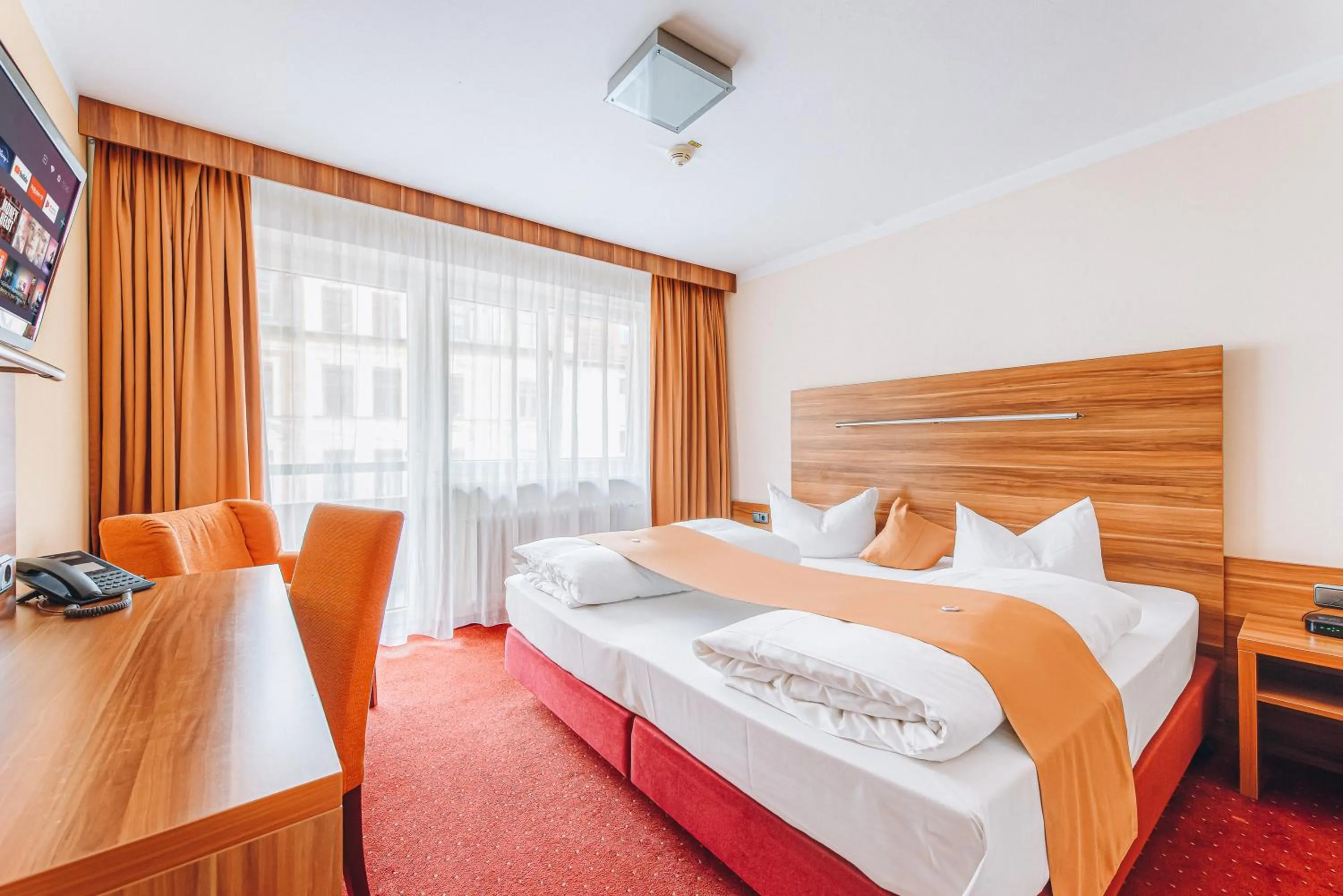 Bed in Hotel Isartor