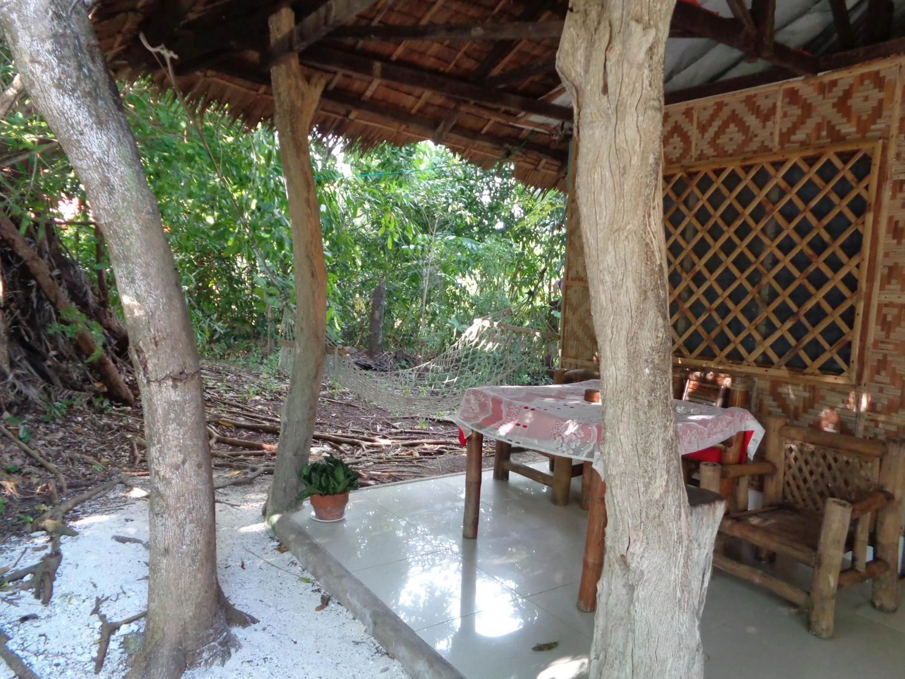 Dining area in Sea Turtle House Moalboal