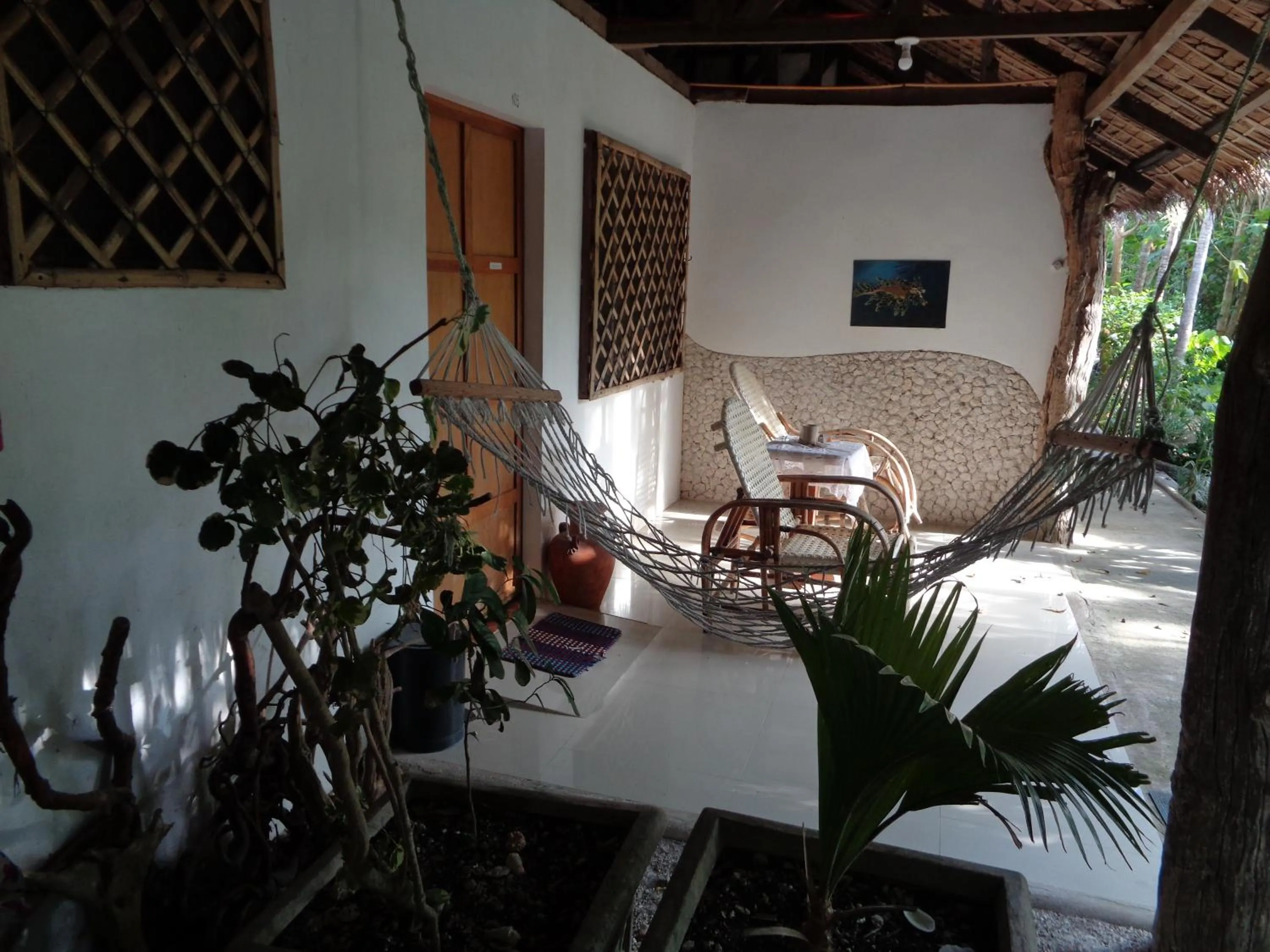 Seating area in Sea Turtle House Moalboal