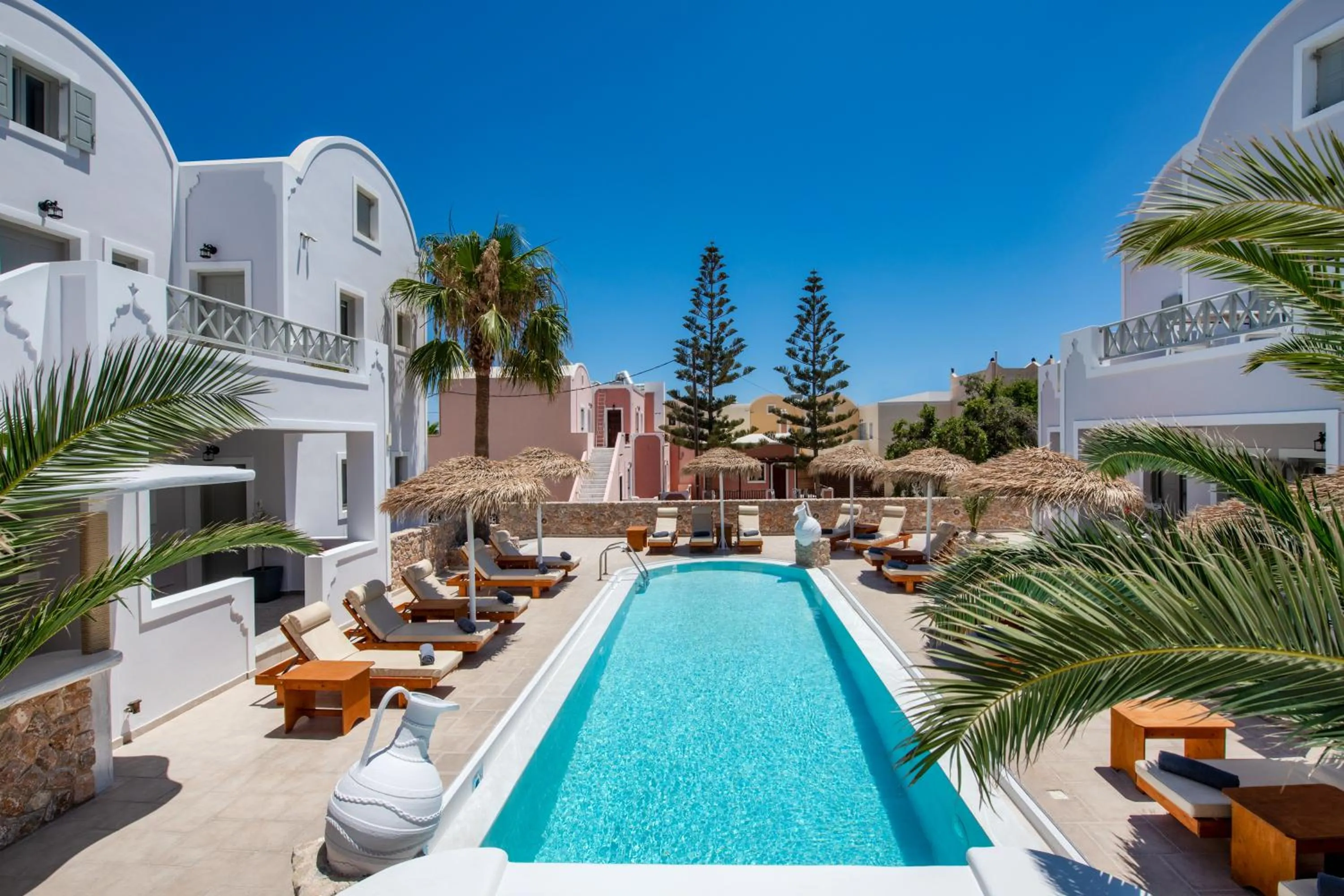 Pool view in Kalya Suites