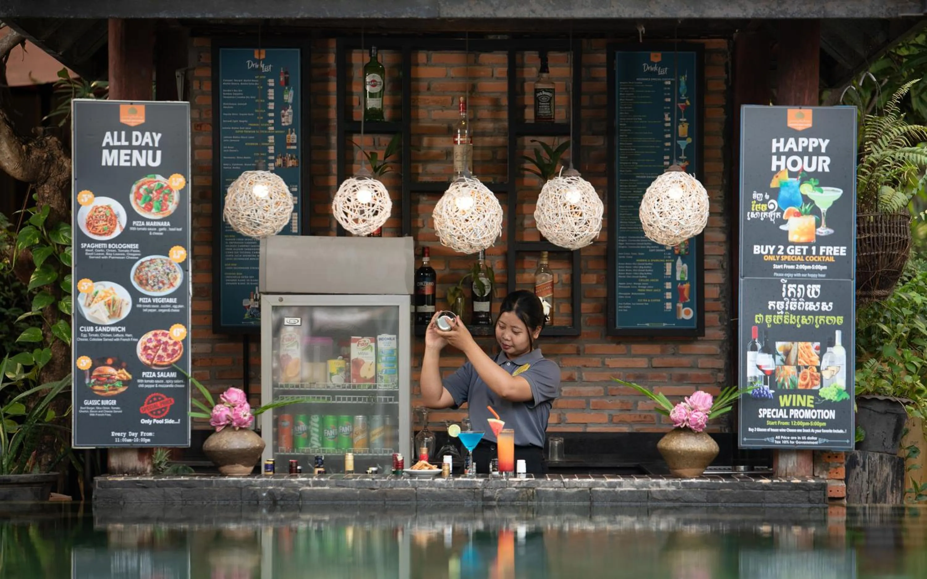 Lounge or bar in Home Indochine d'Angkor Hotel