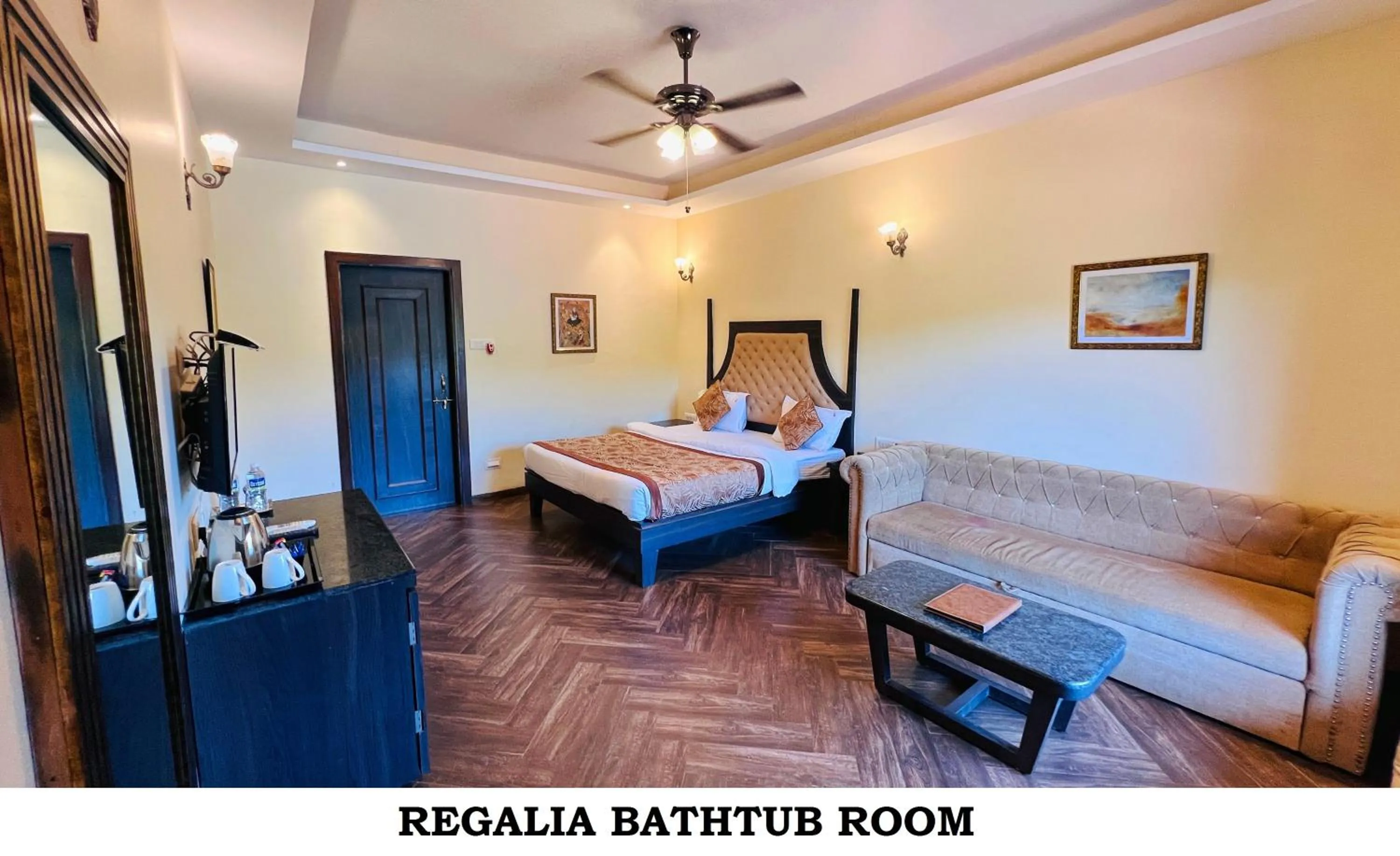 View (from property/room), Bed in Rahi Forest View