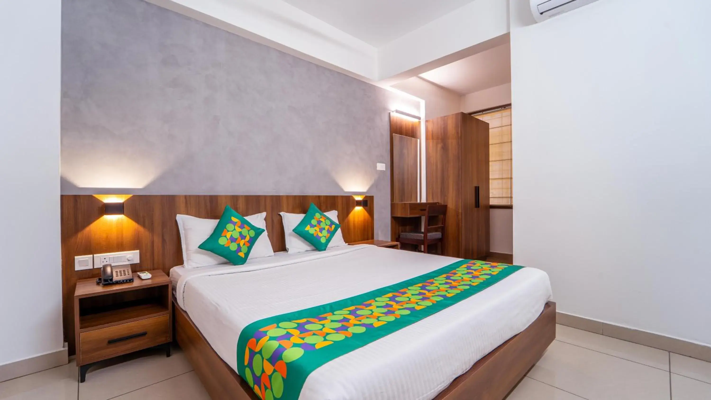 Bedroom, Bed in Treebo Petals Suites Bedroom, Bed in Treebo Petals Suites