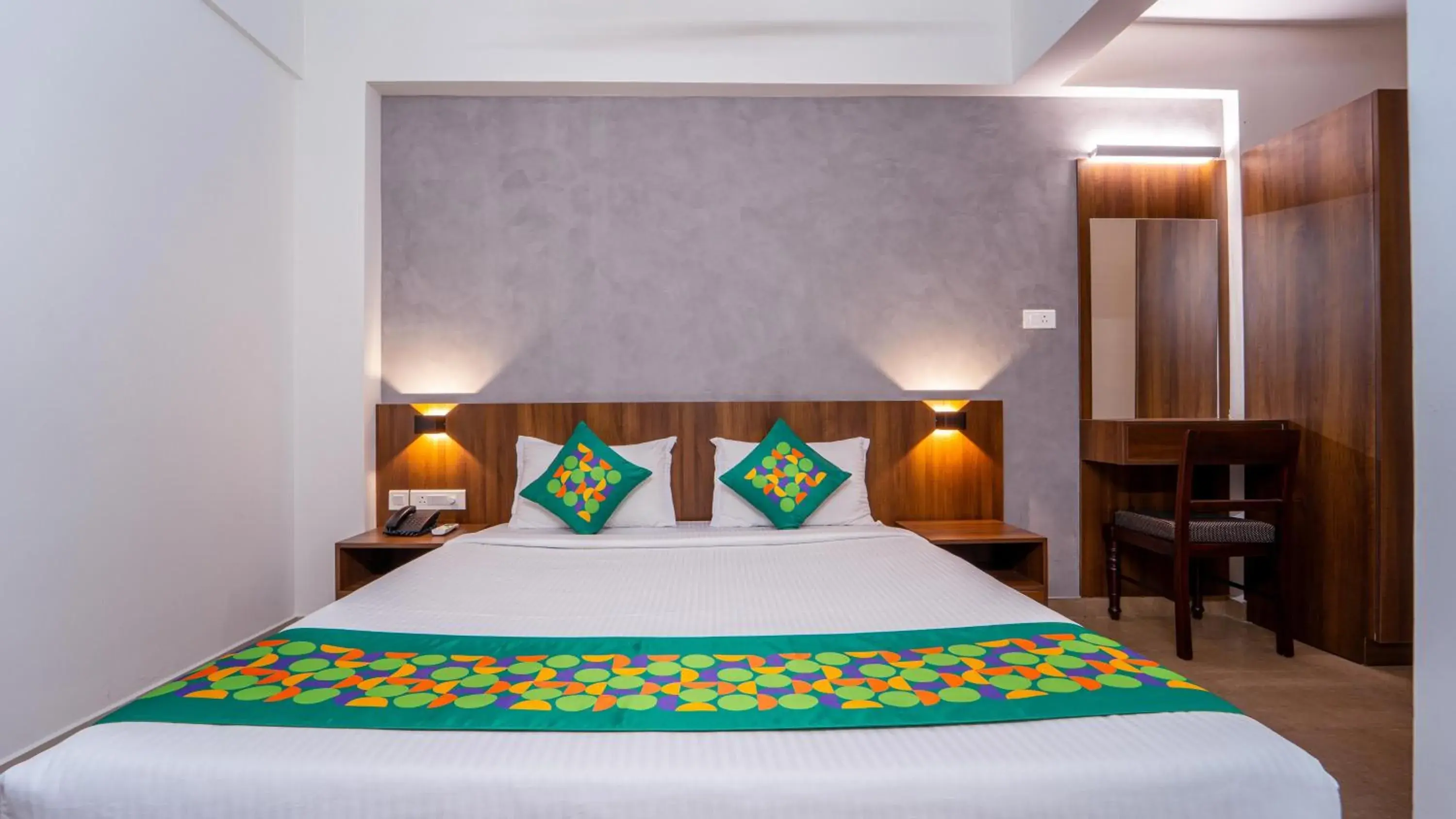 Bedroom, Bed in Treebo Petals Suites Bedroom, Bed in Treebo Petals Suites