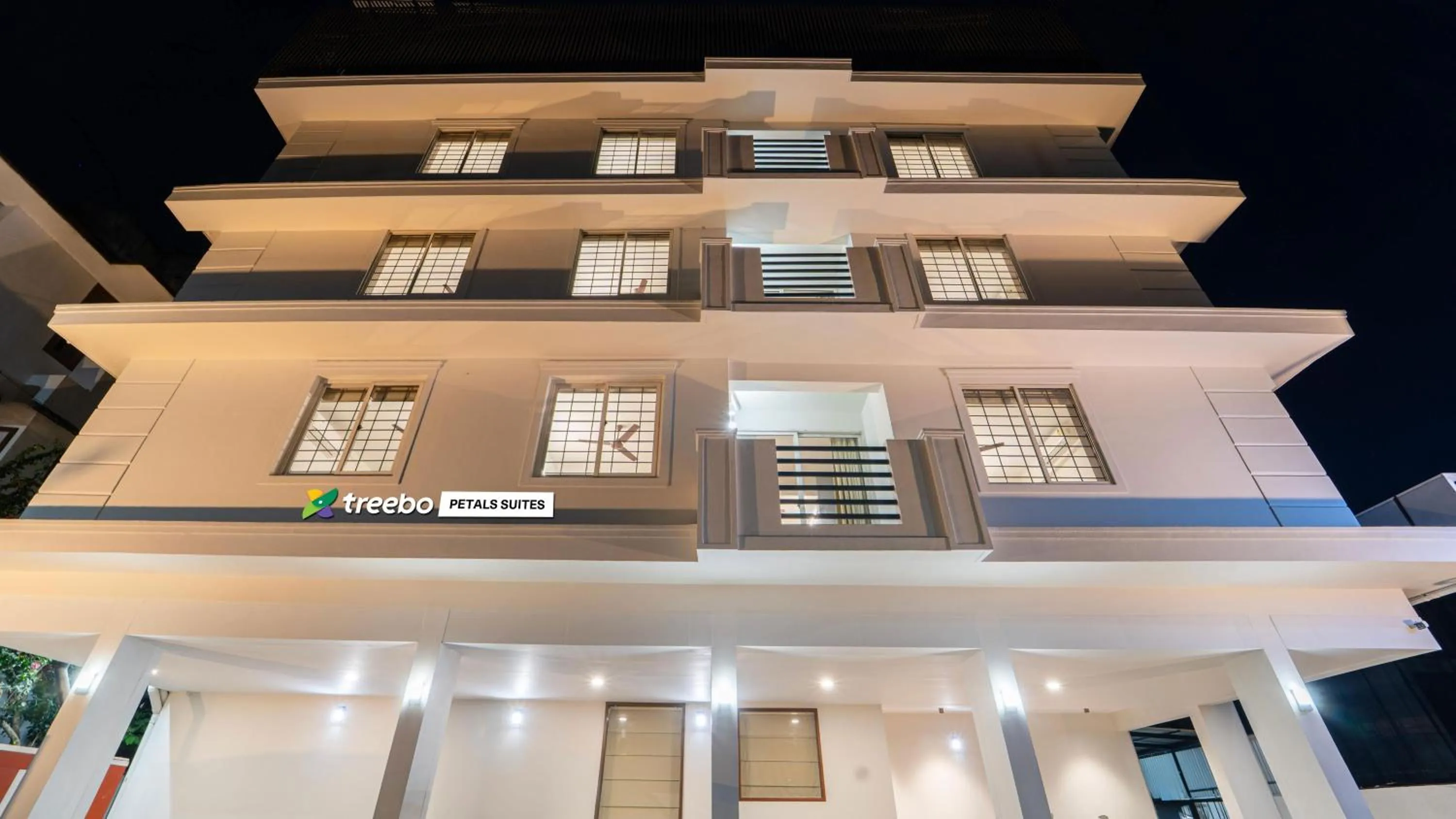 Property building in Treebo Petals Suites