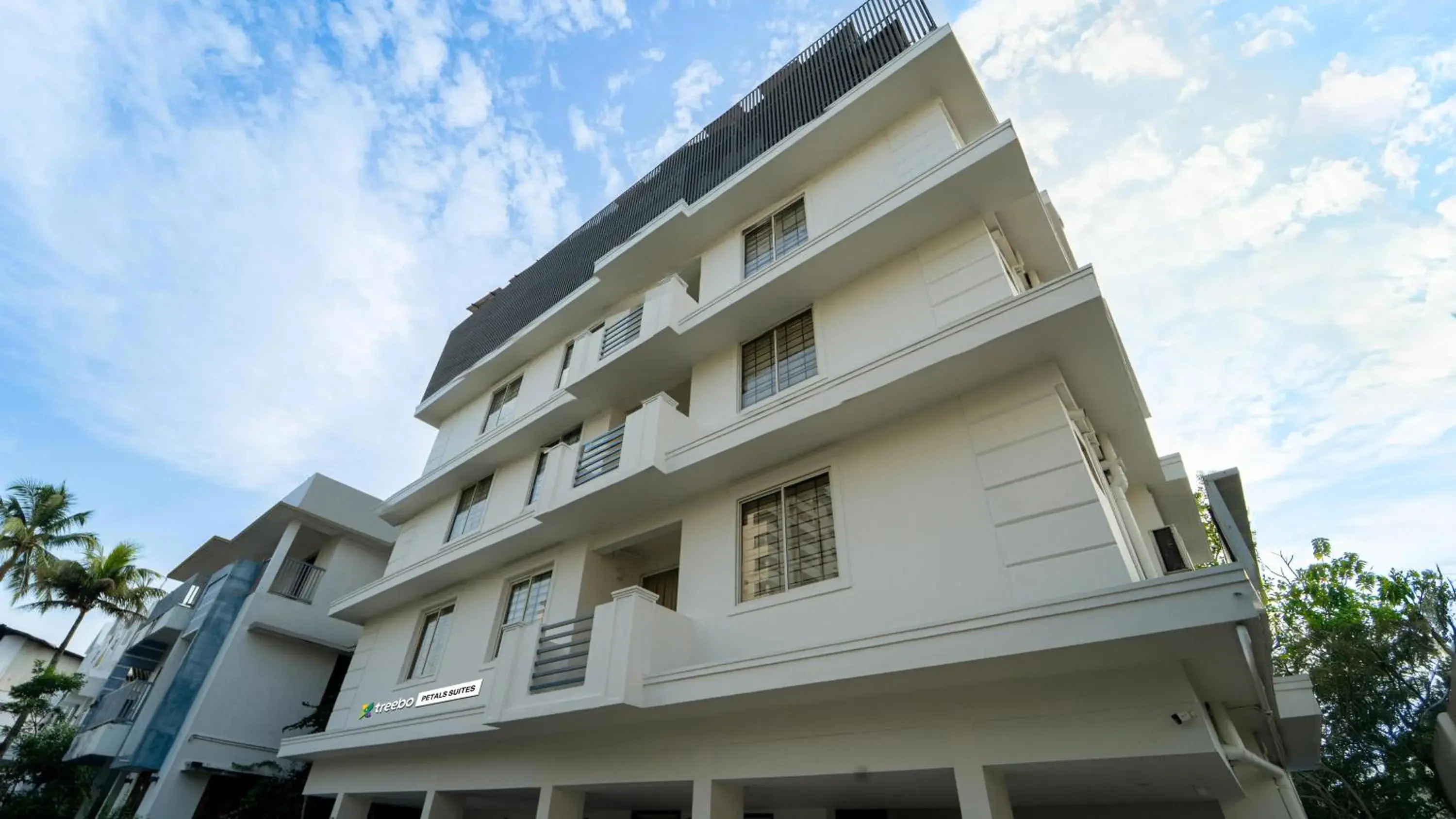 Property building in Treebo Petals Suites Property building in Treebo Petals Suites