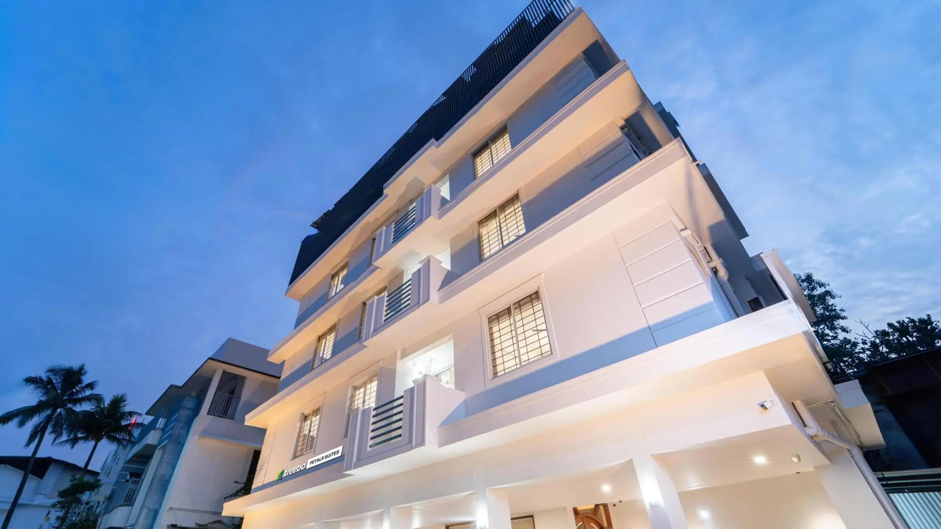 Property building in Treebo Petals Suites Property building in Treebo Petals Suites