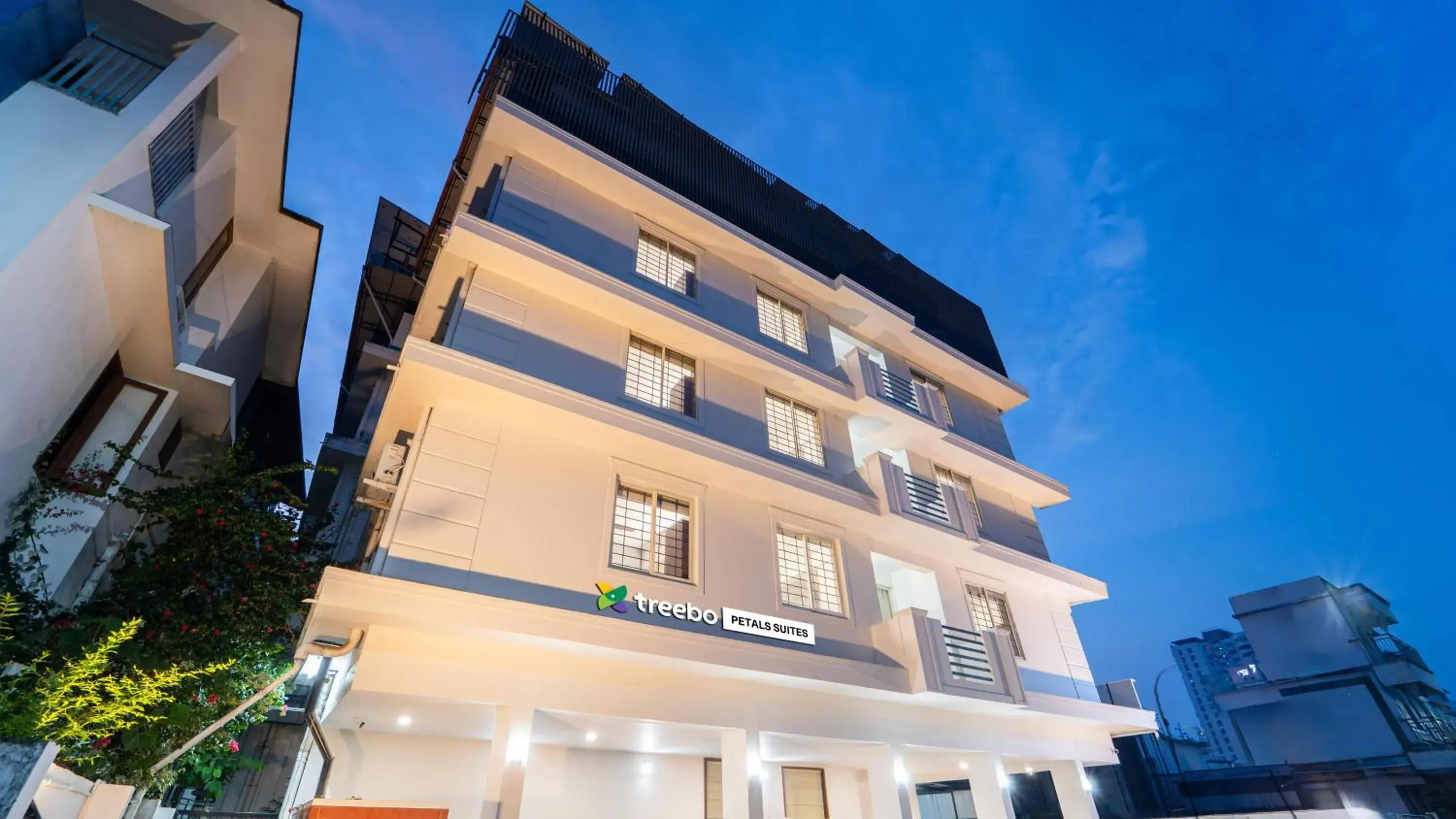 Property building in Treebo Petals Suites Property building in Treebo Petals Suites