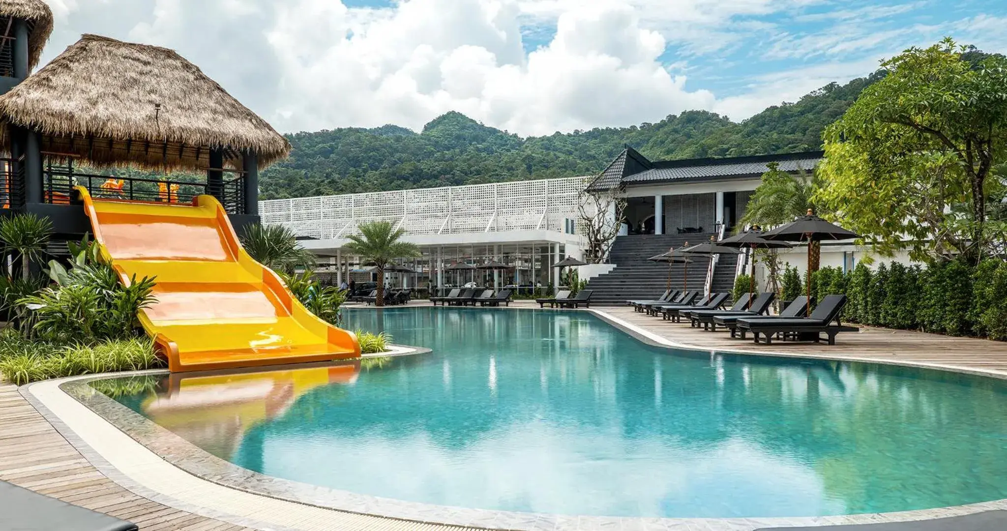 Swimming pool in The Splash Koh Chang Swimming pool in The Splash Koh Chang