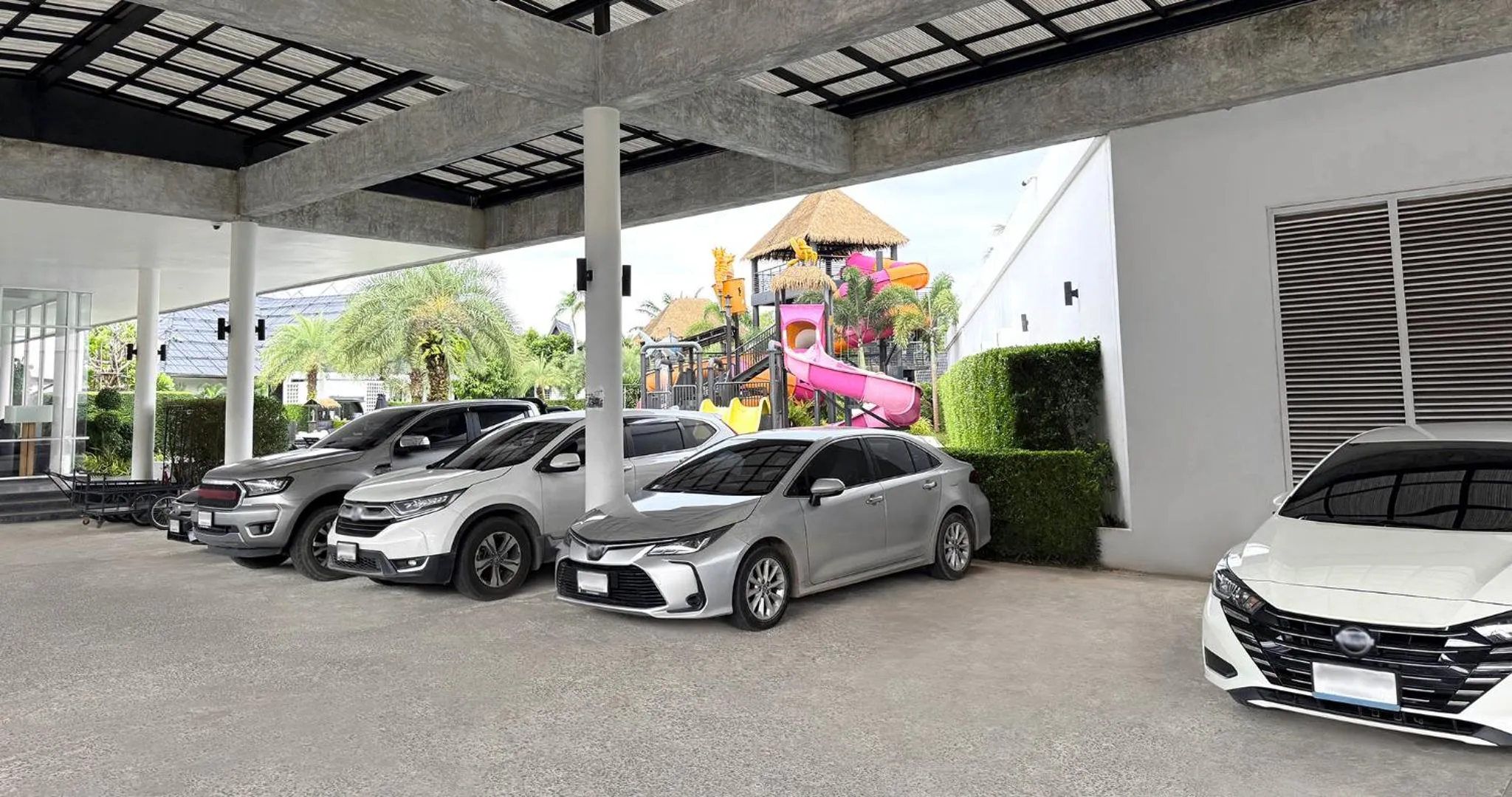 Parking in The Splash Koh Chang