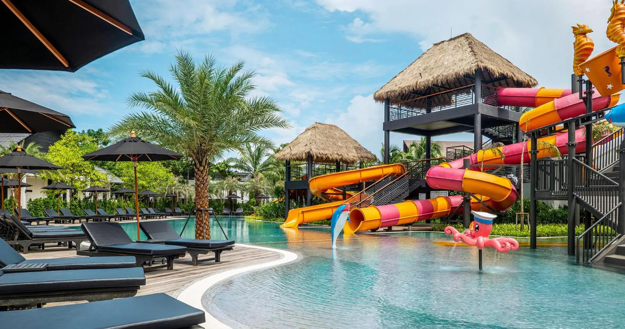 Aqua park in The Splash Koh Chang