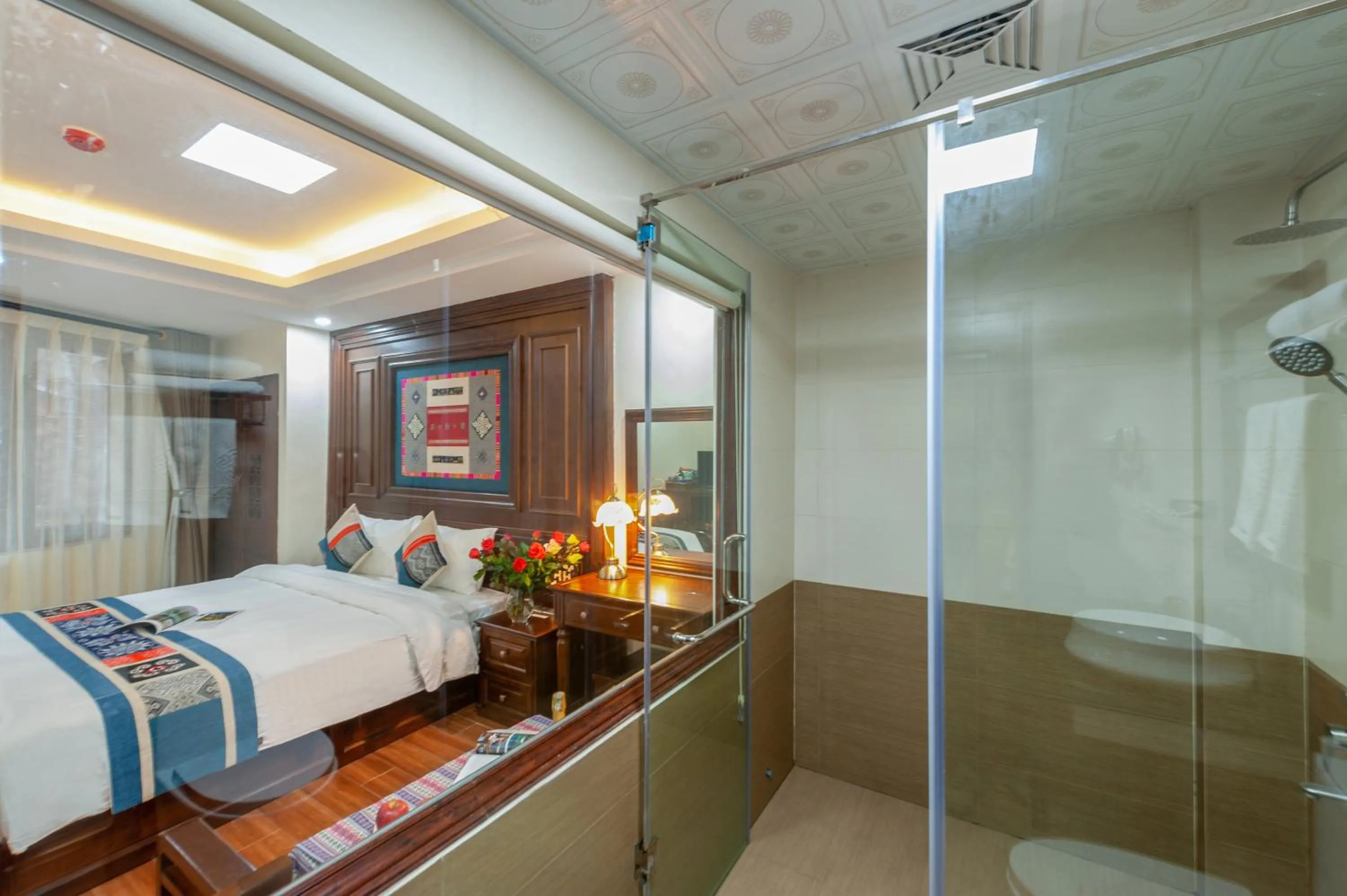 Bathroom, Bed in Sapa Passion Hotel & Spa