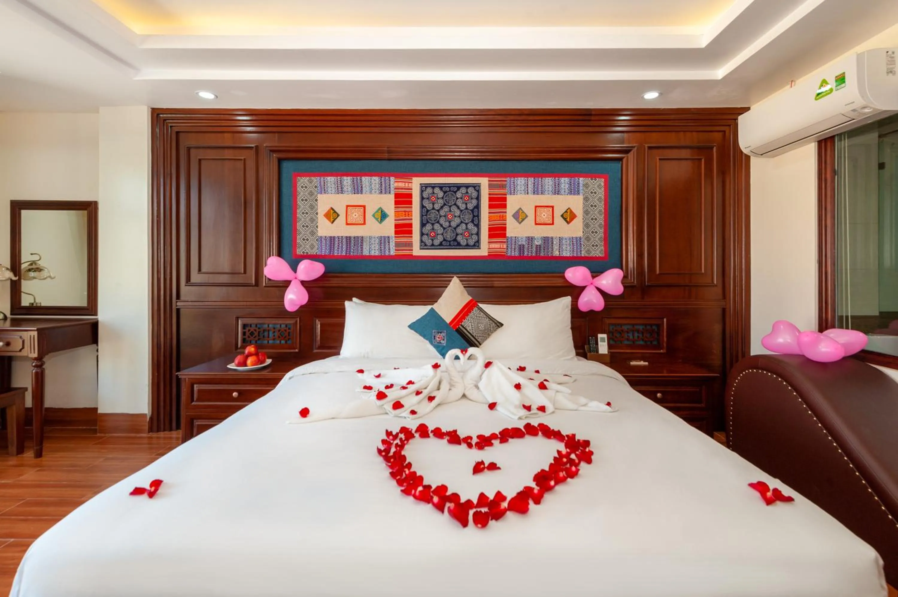 Bed in Sapa Passion Hotel & Spa