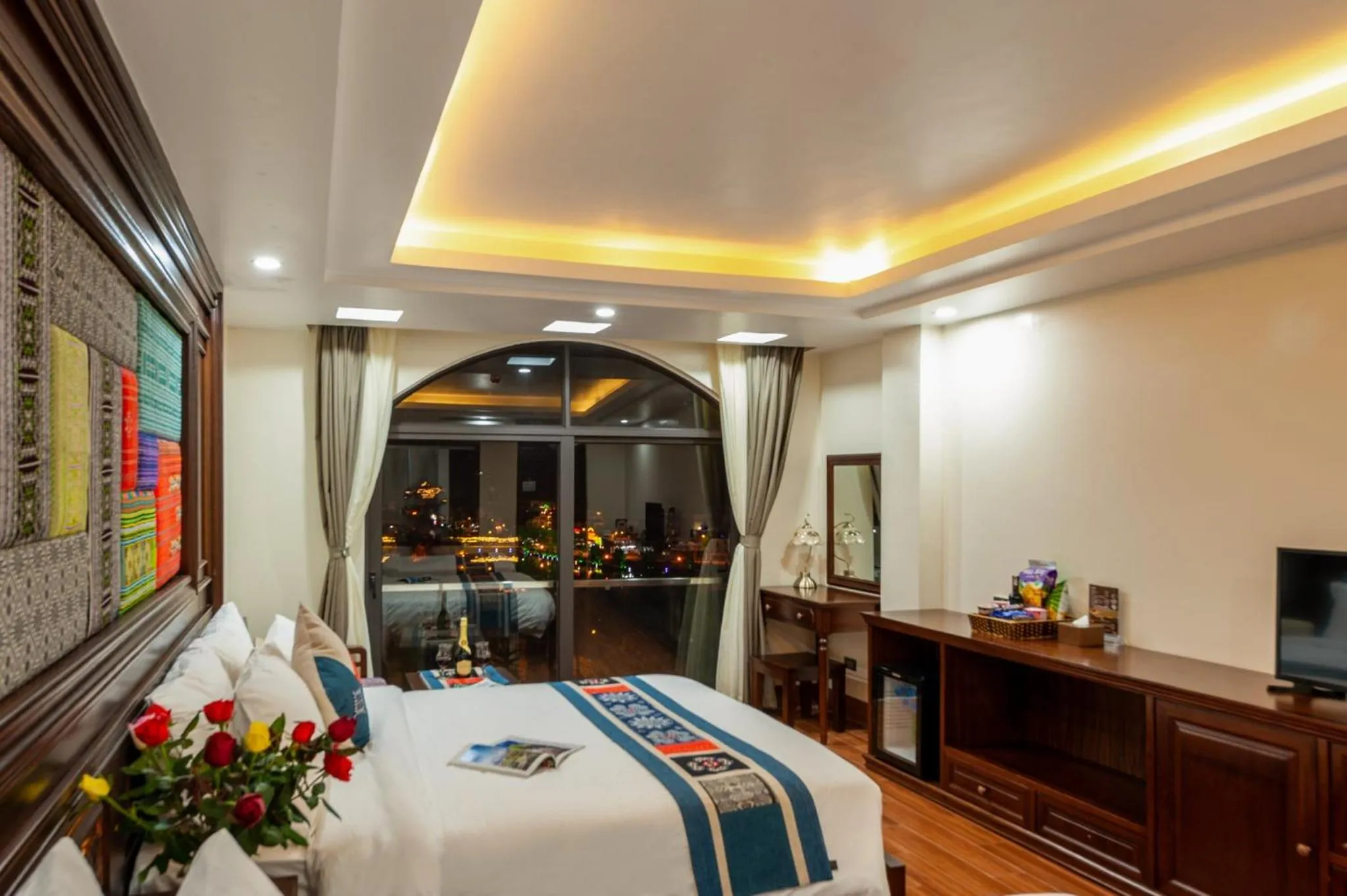 Bed in Sapa Passion Hotel & Spa