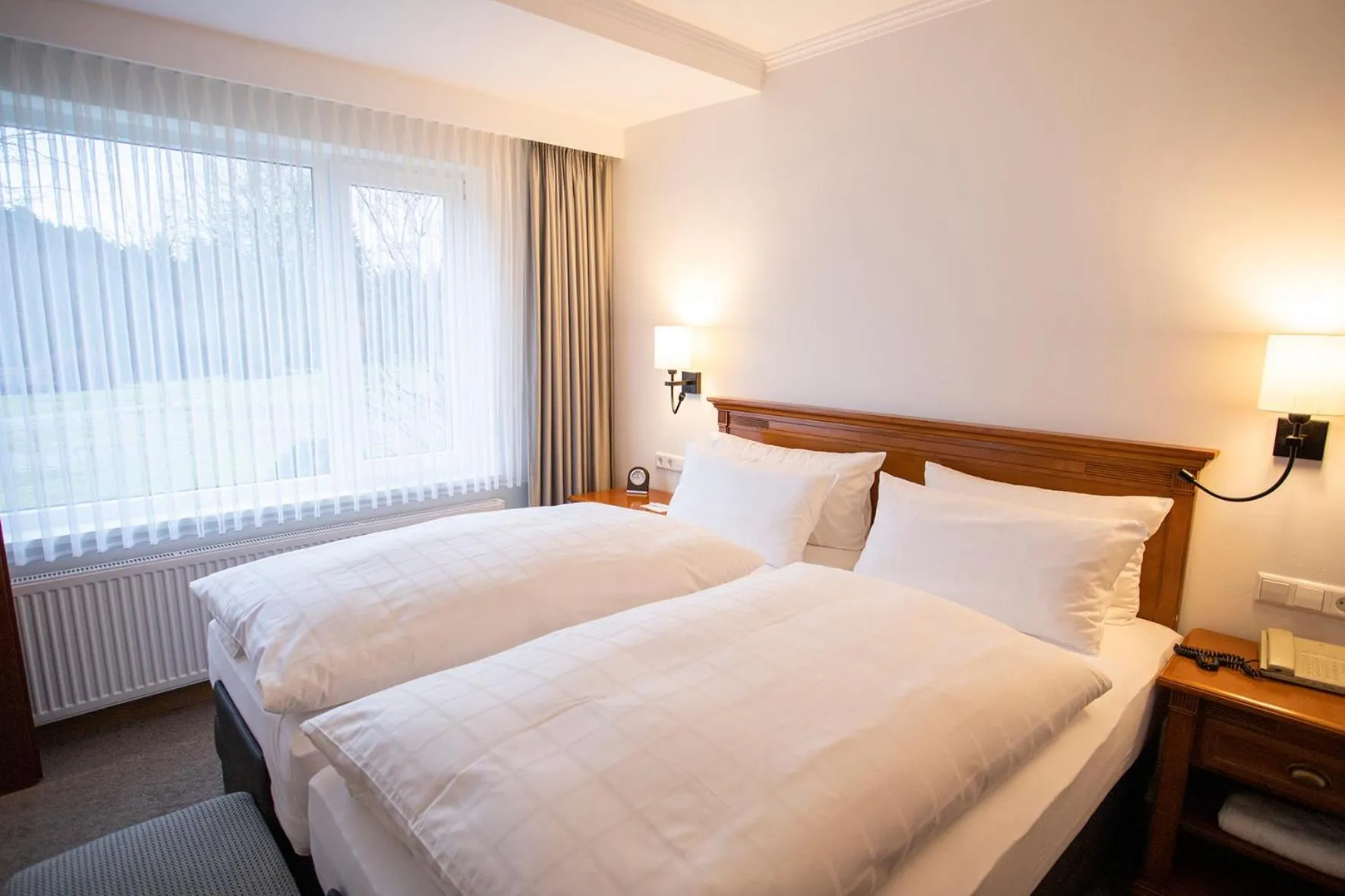 Bedroom, Bed in Hotel Jagdhaus Wiese