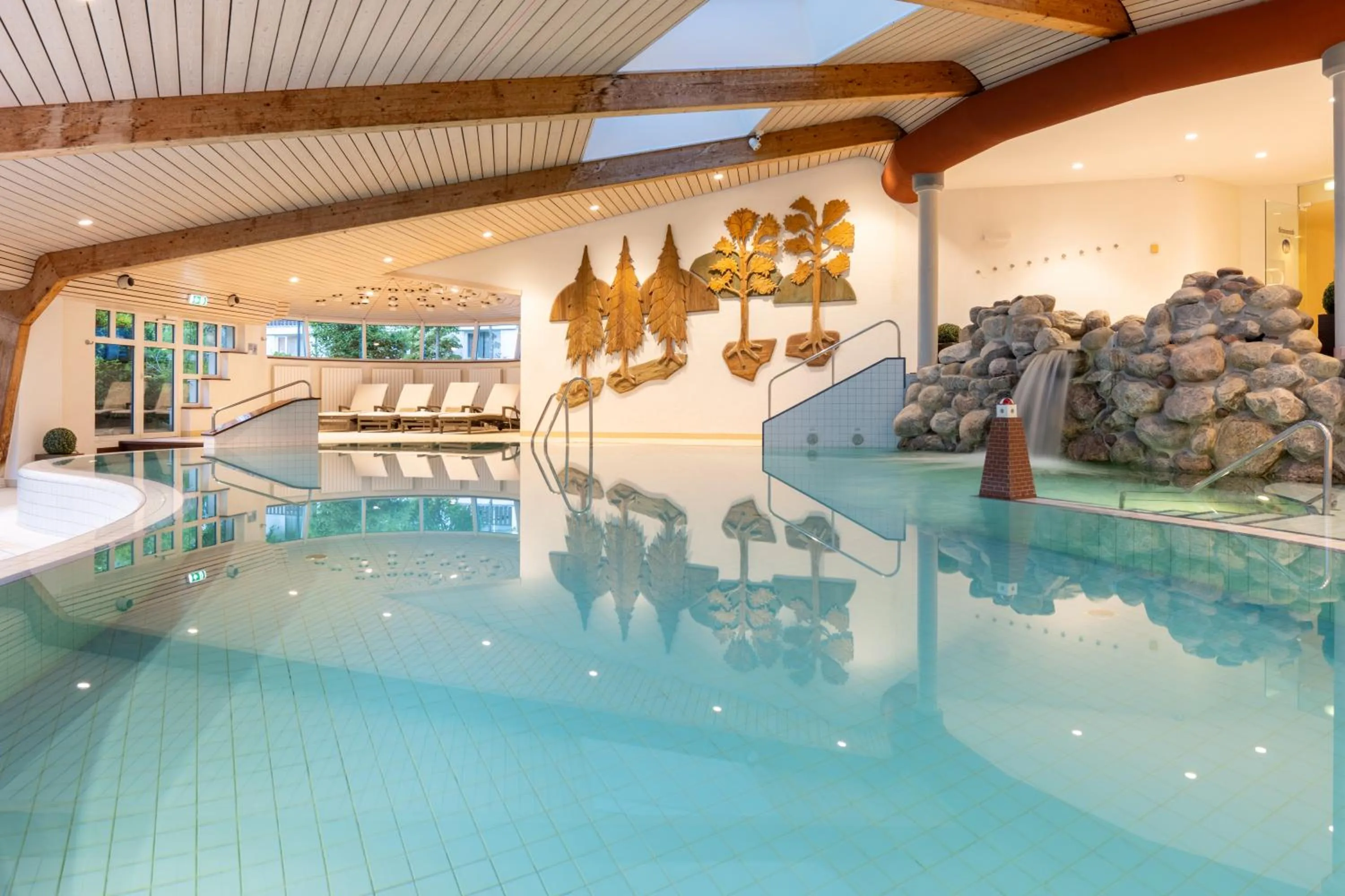 Swimming pool in Hotel Jagdhaus Wiese