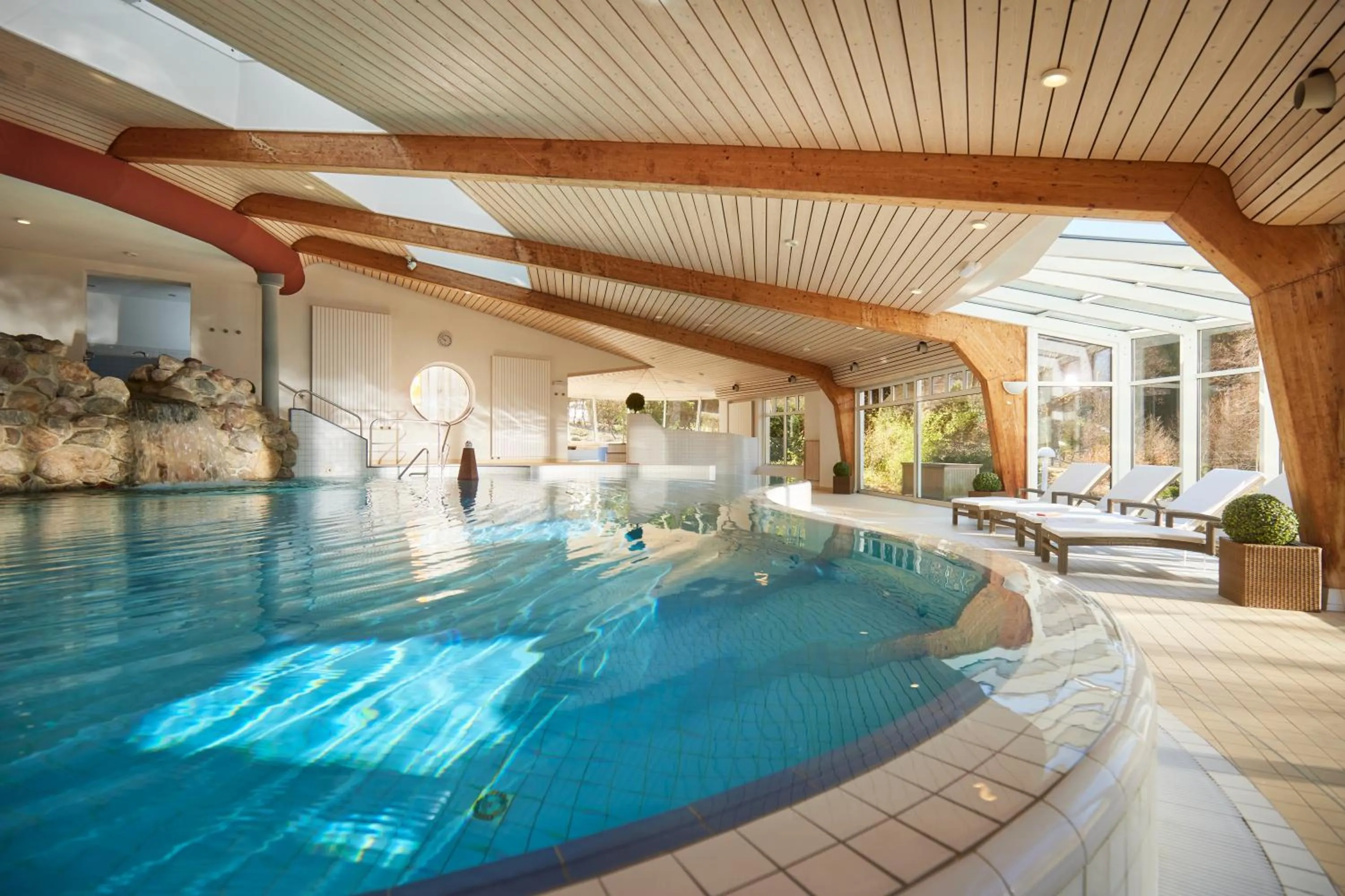 Swimming pool in Hotel Jagdhaus Wiese