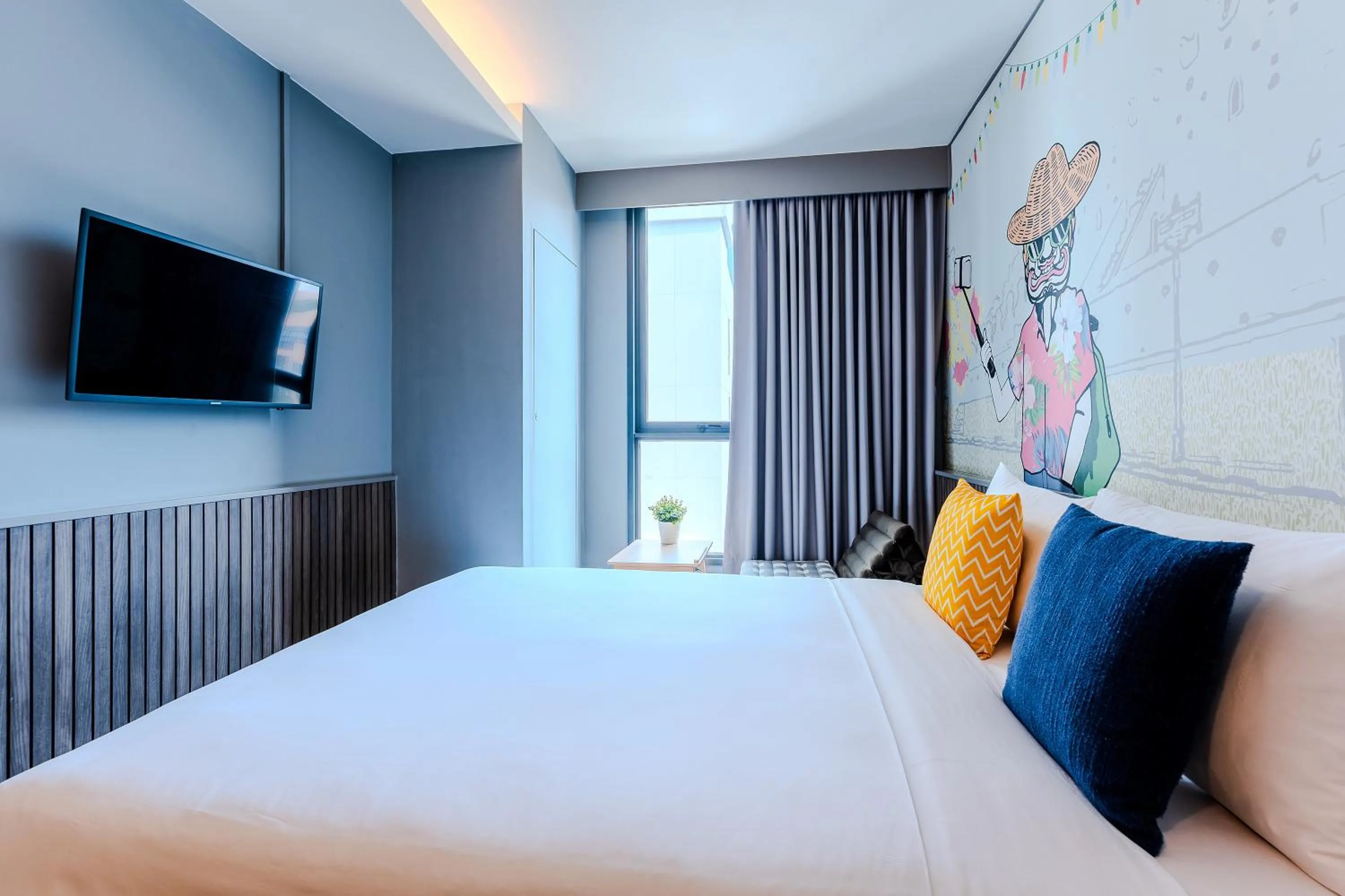 View (from property/room), Bed in lyf Sukhumvit 8 Bangkok