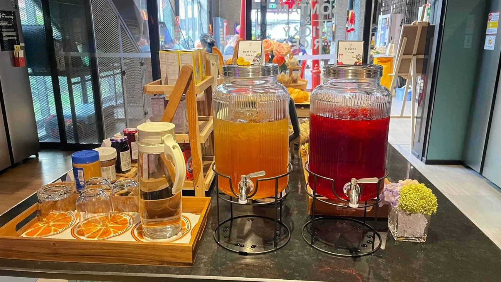 Buffet breakfast in lyf Sukhumvit 8 Bangkok