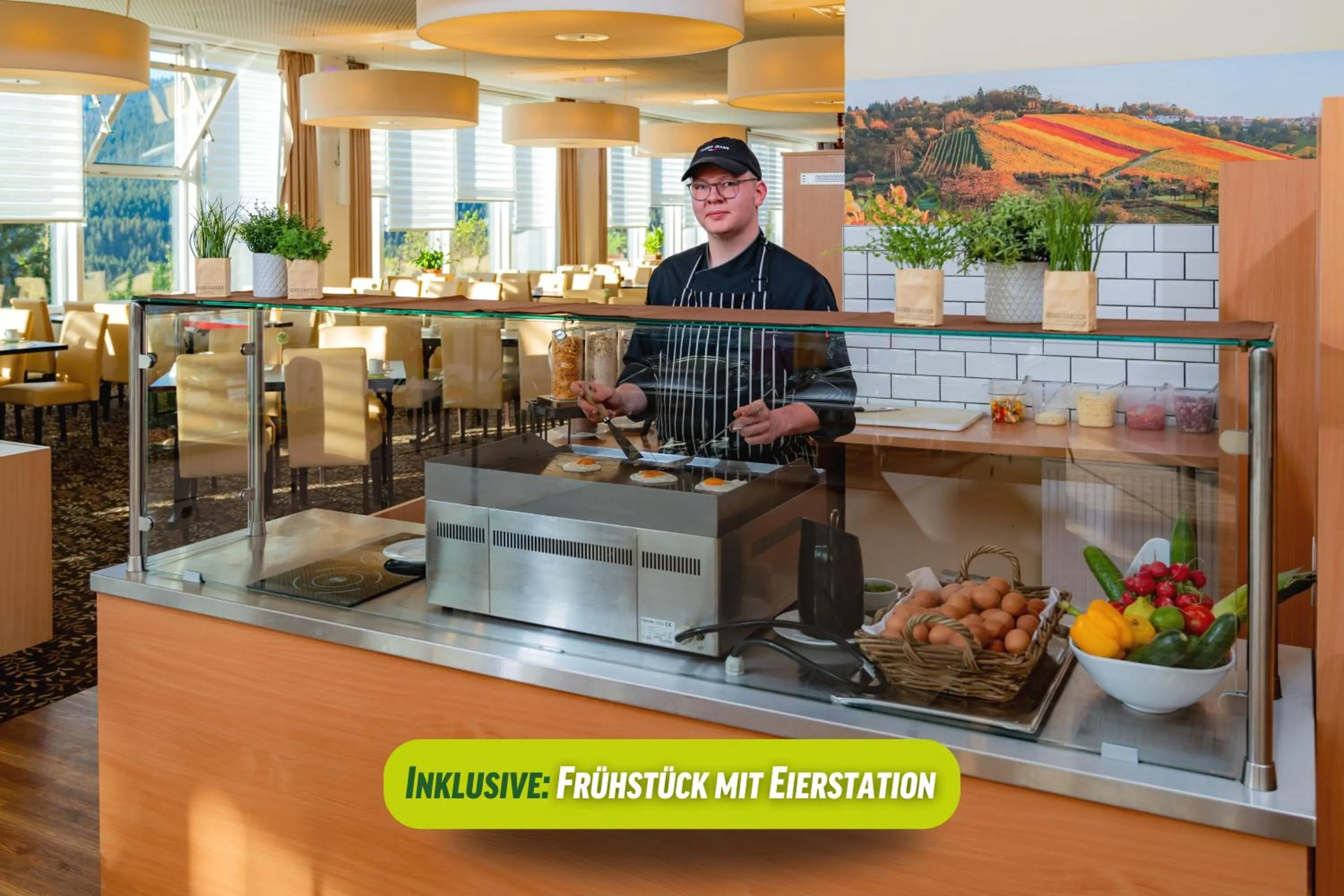 Restaurant/places to eat in AHORN Hotel Am Fichtelberg