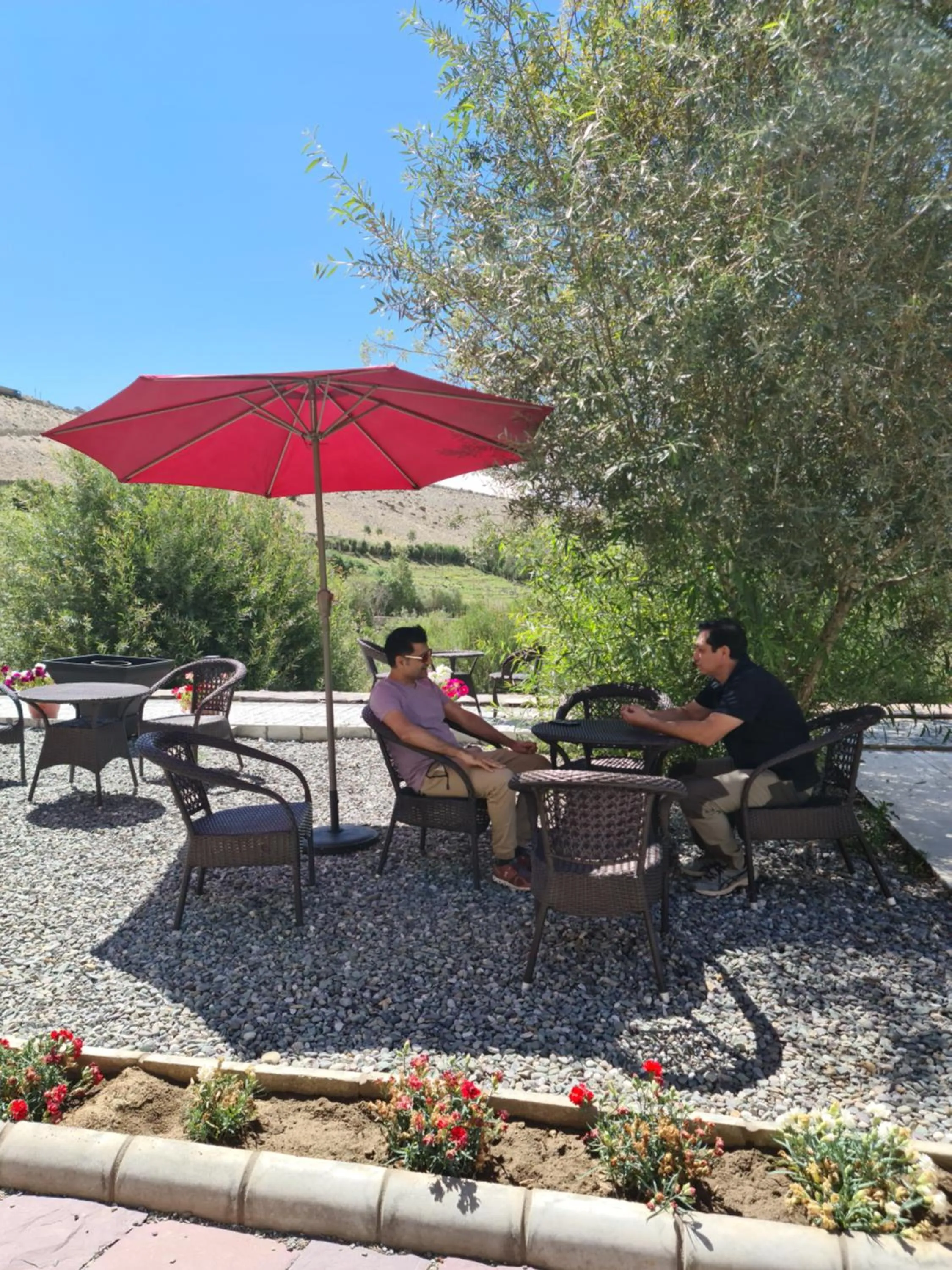 Patio in Ladakh Eco Resort
