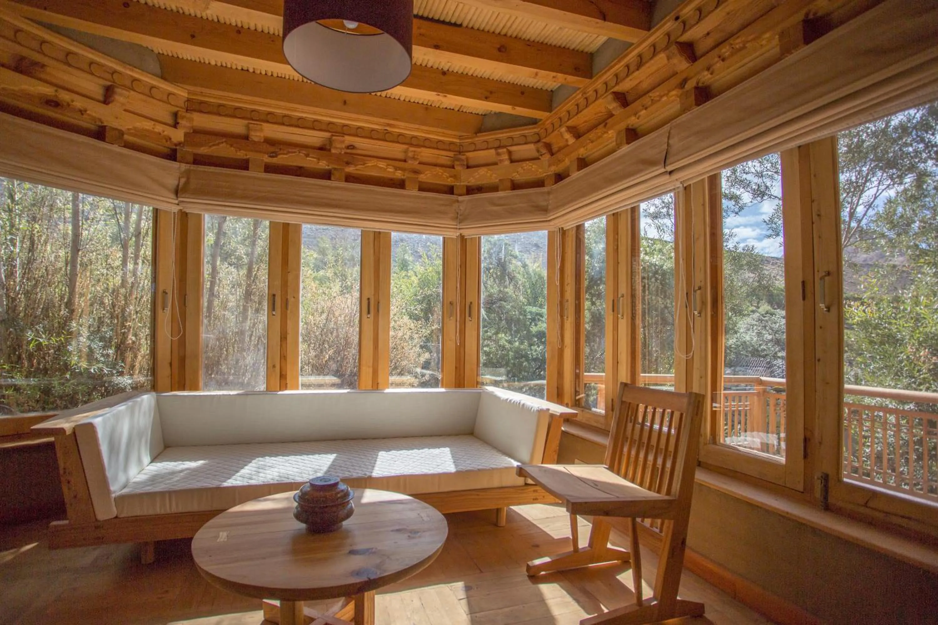 Seating area in Ladakh Eco Resort