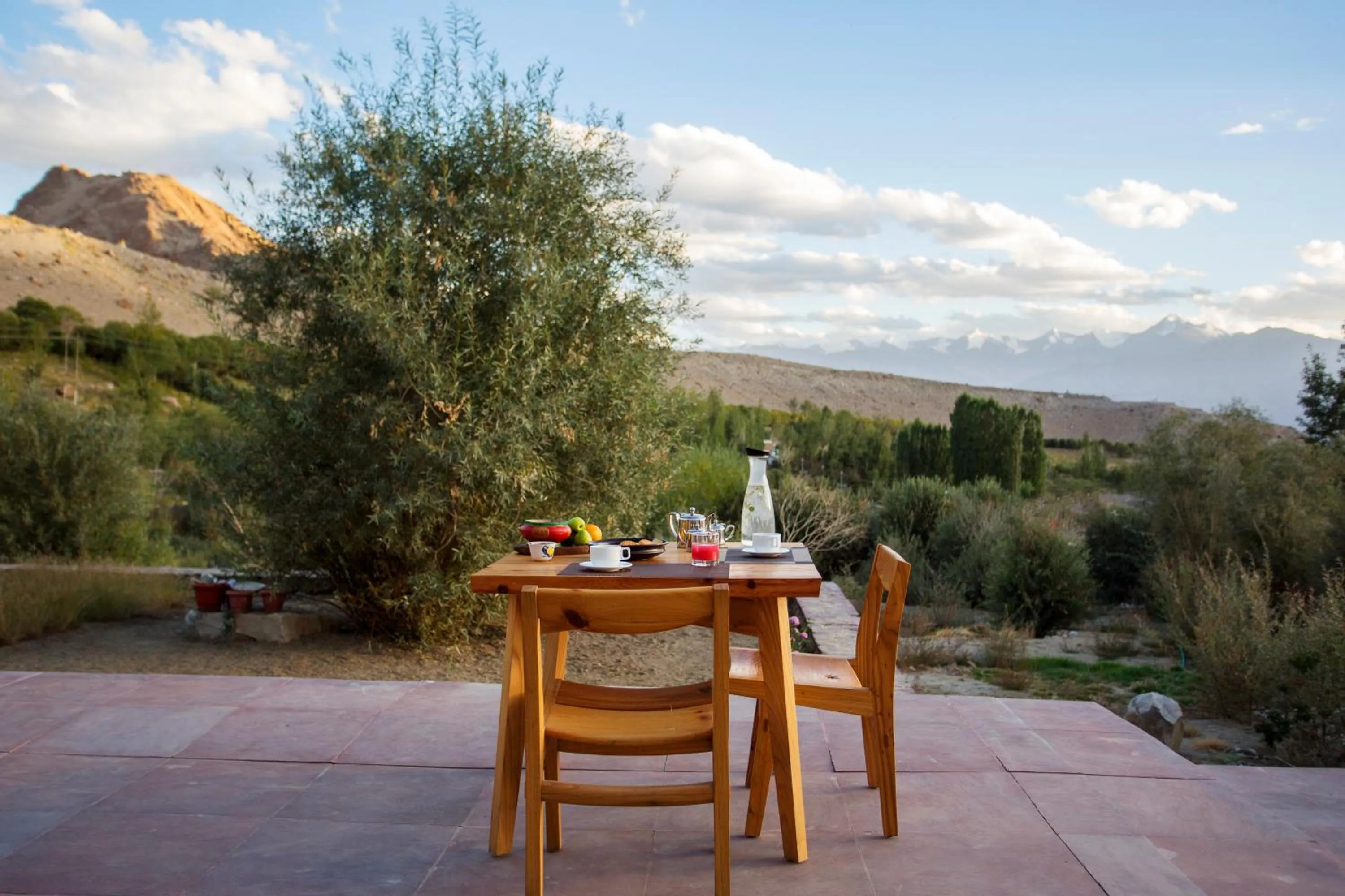 Patio in Ladakh Eco Resort
