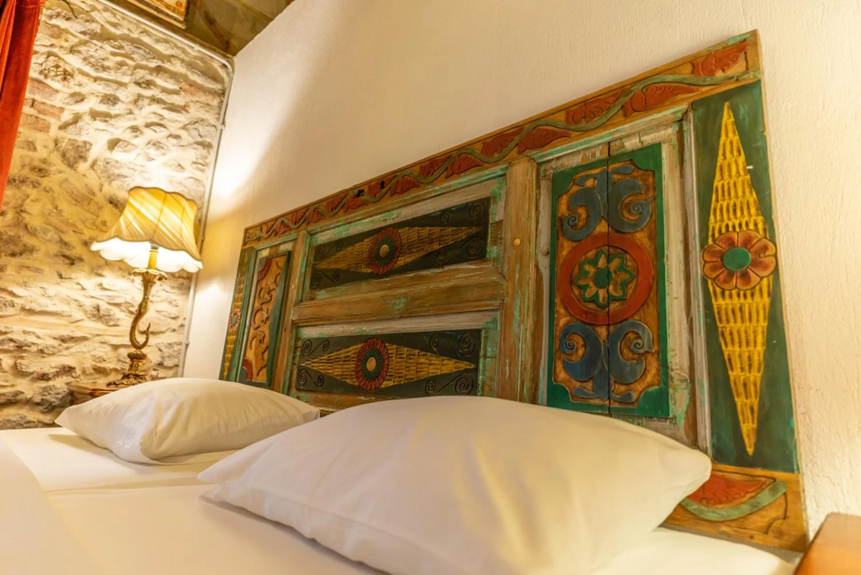 Bedroom, Bed in Iconic Stone Houses