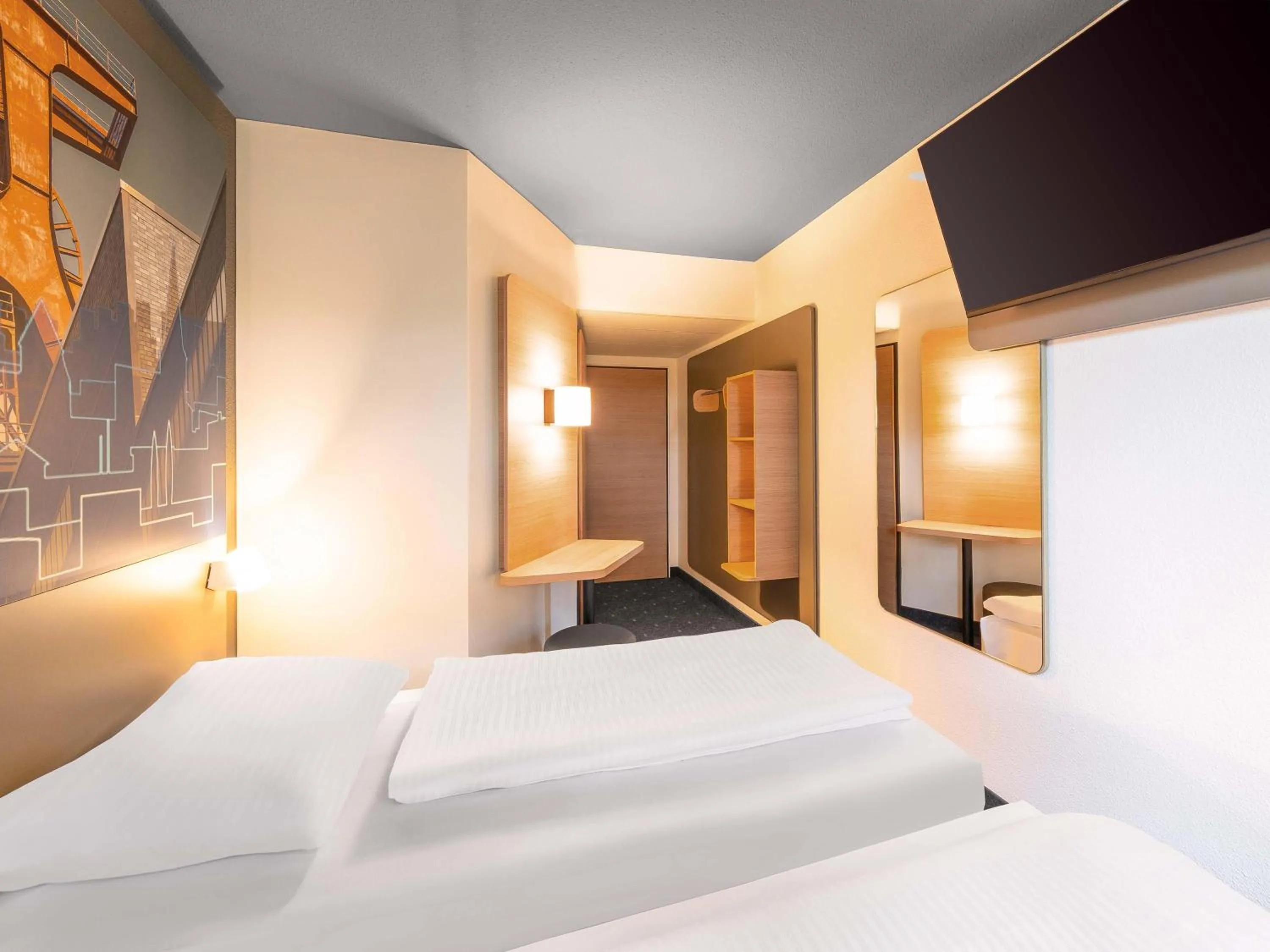 Photo of the whole room, Bed in B&B HOTEL Würzburg-Ost