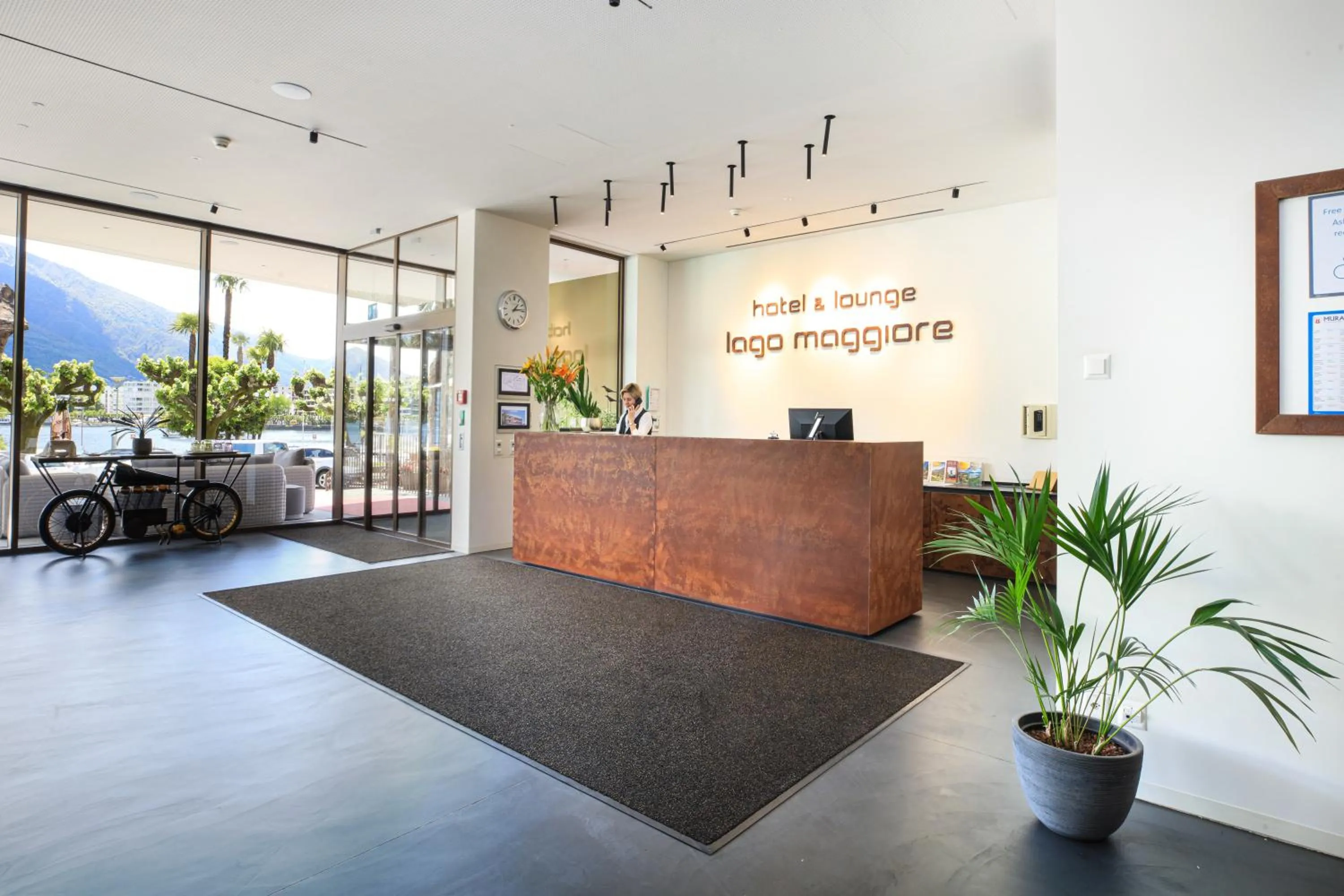 Lobby or reception in Hotel Lago Maggiore - Welcome!