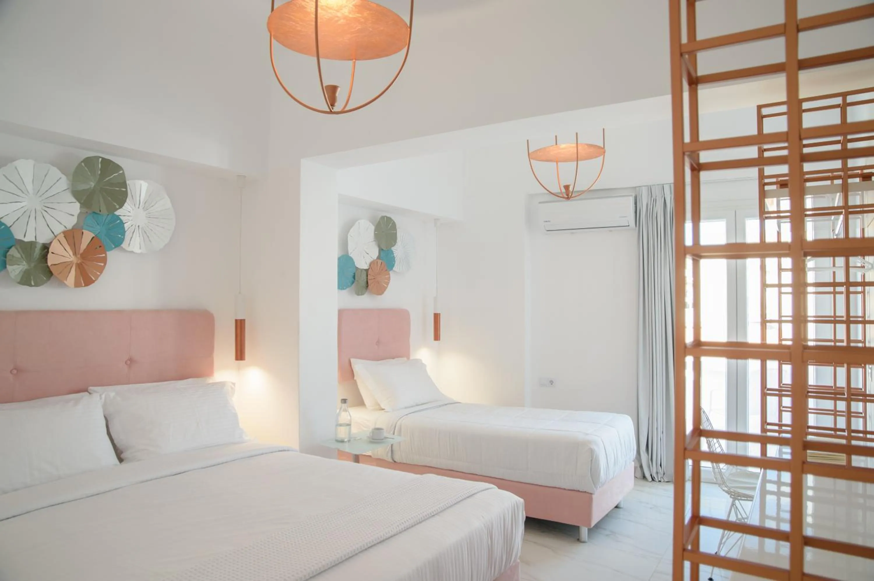 Triple Room with City View in Nama Hotel Tinos