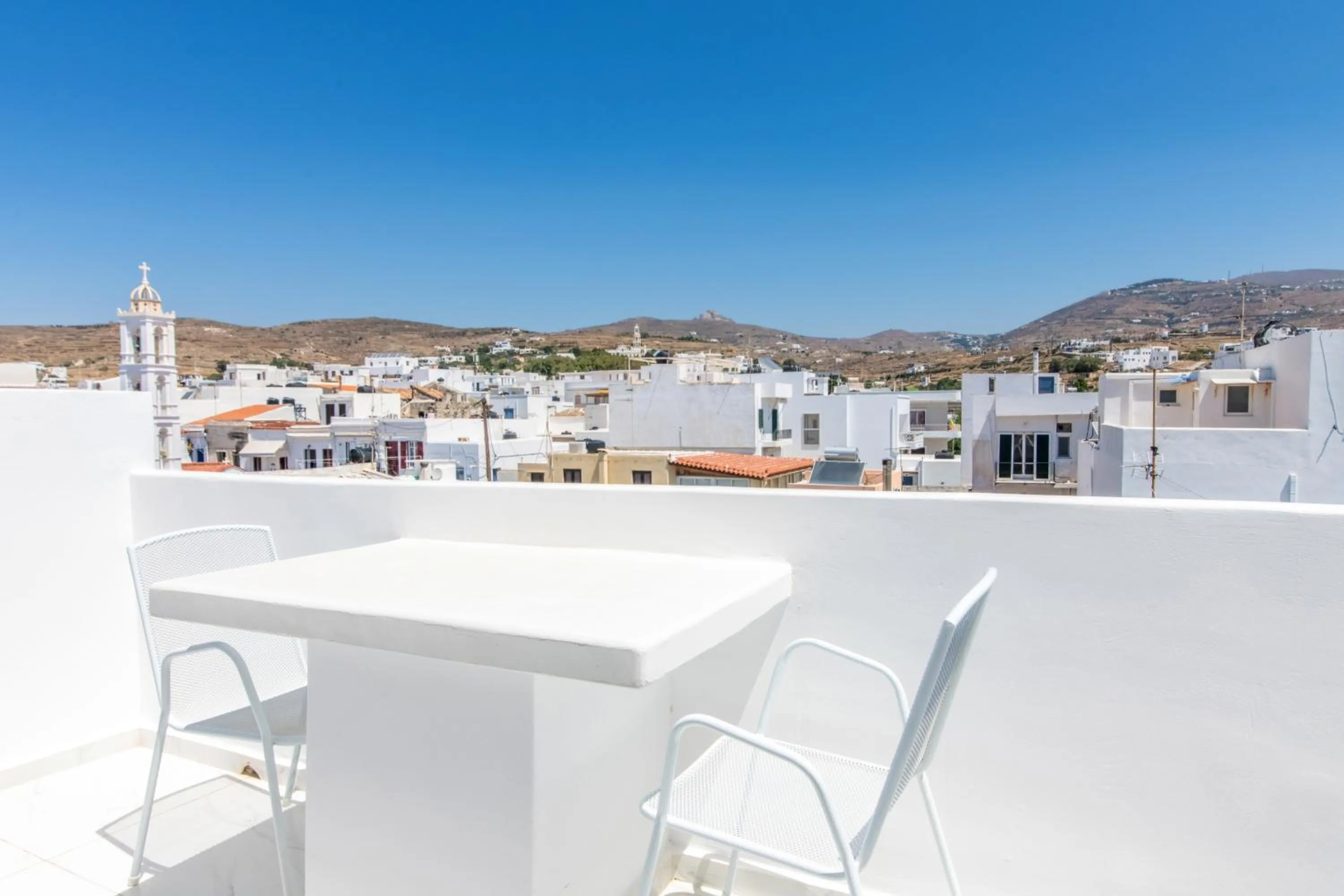  Deluxe Double Room with Balcony and City View in Nama Hotel Tinos