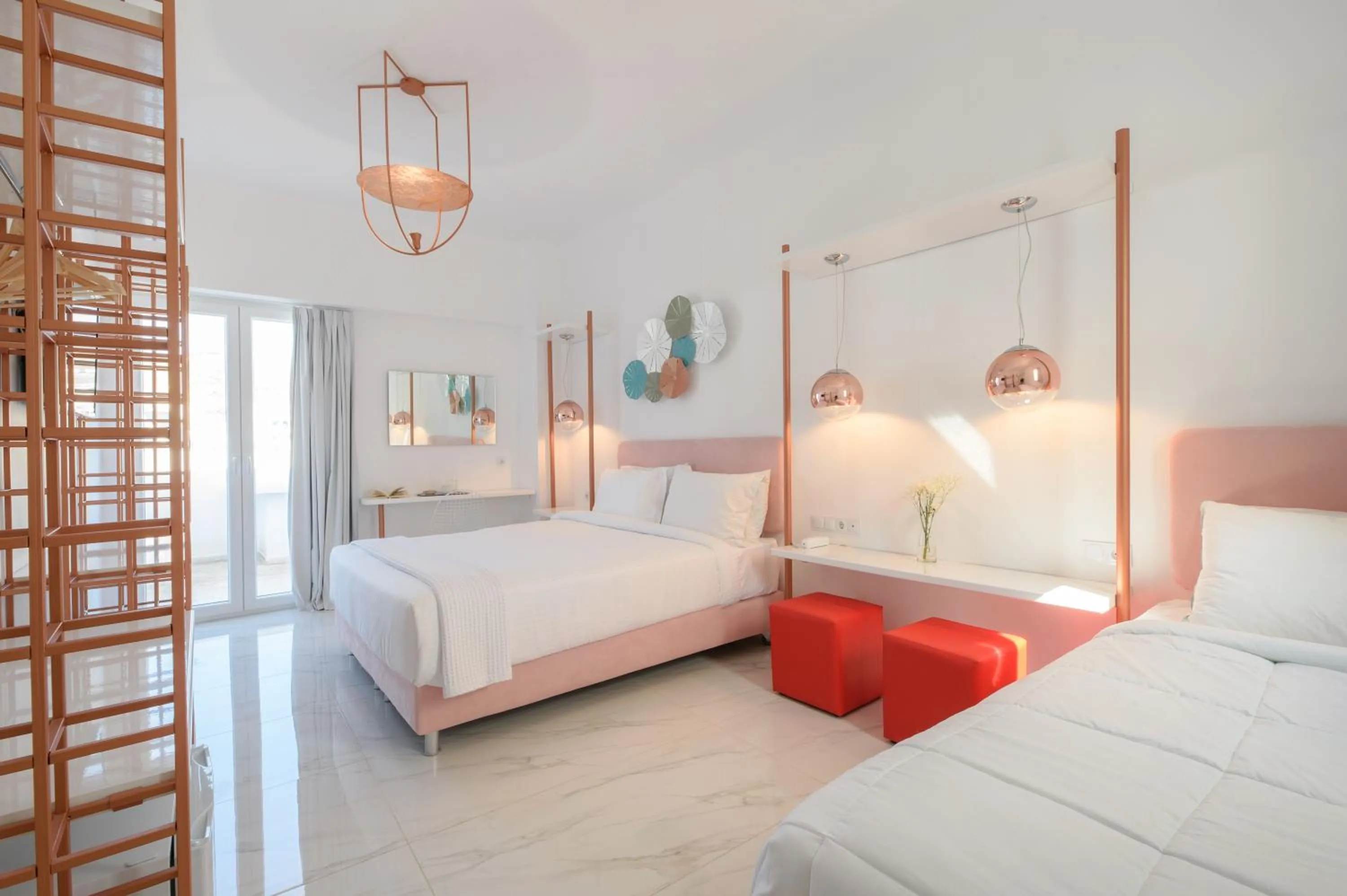 Triple Room with City View in Nama Hotel Tinos