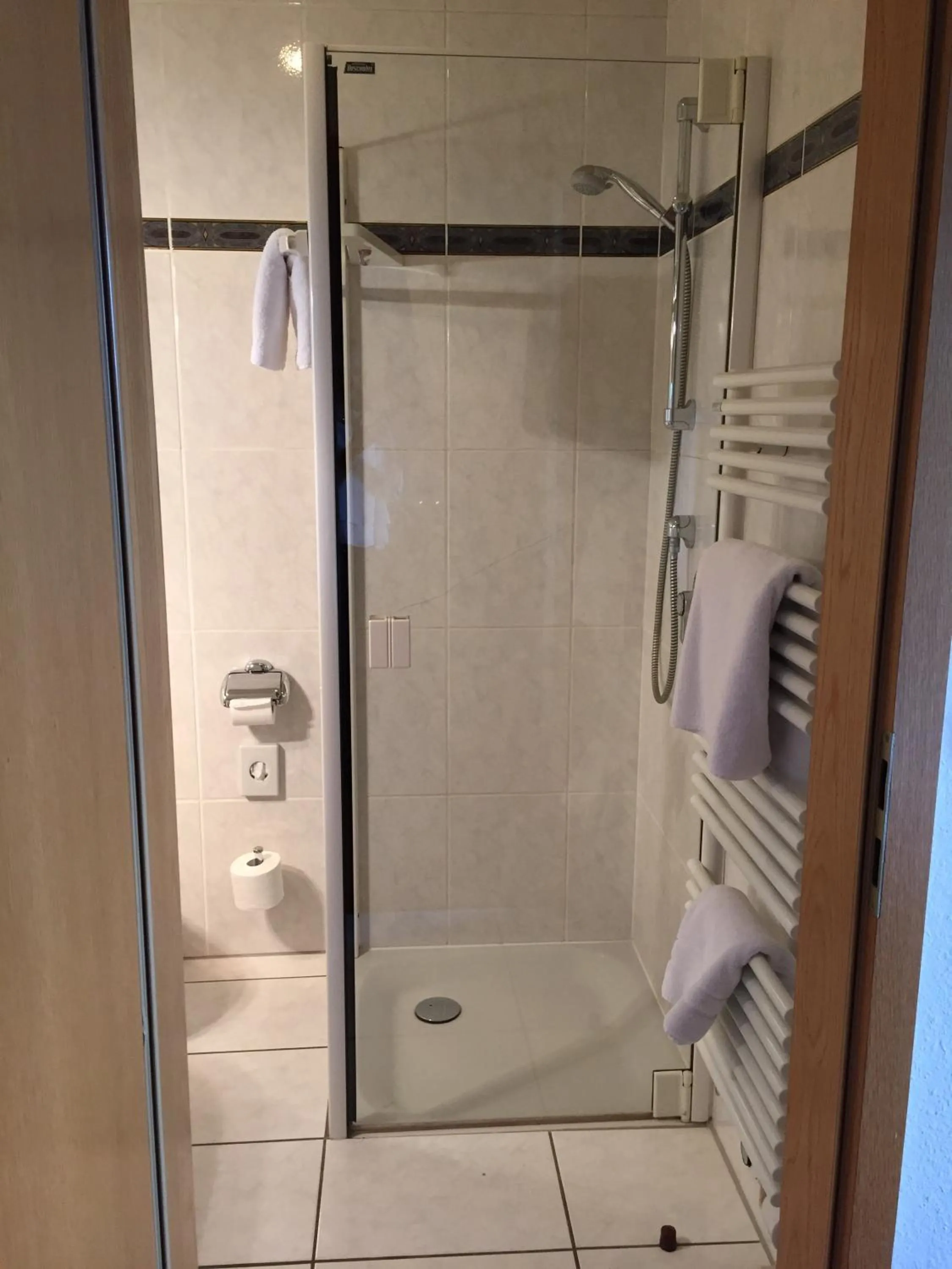 Shower in Hotel Grader