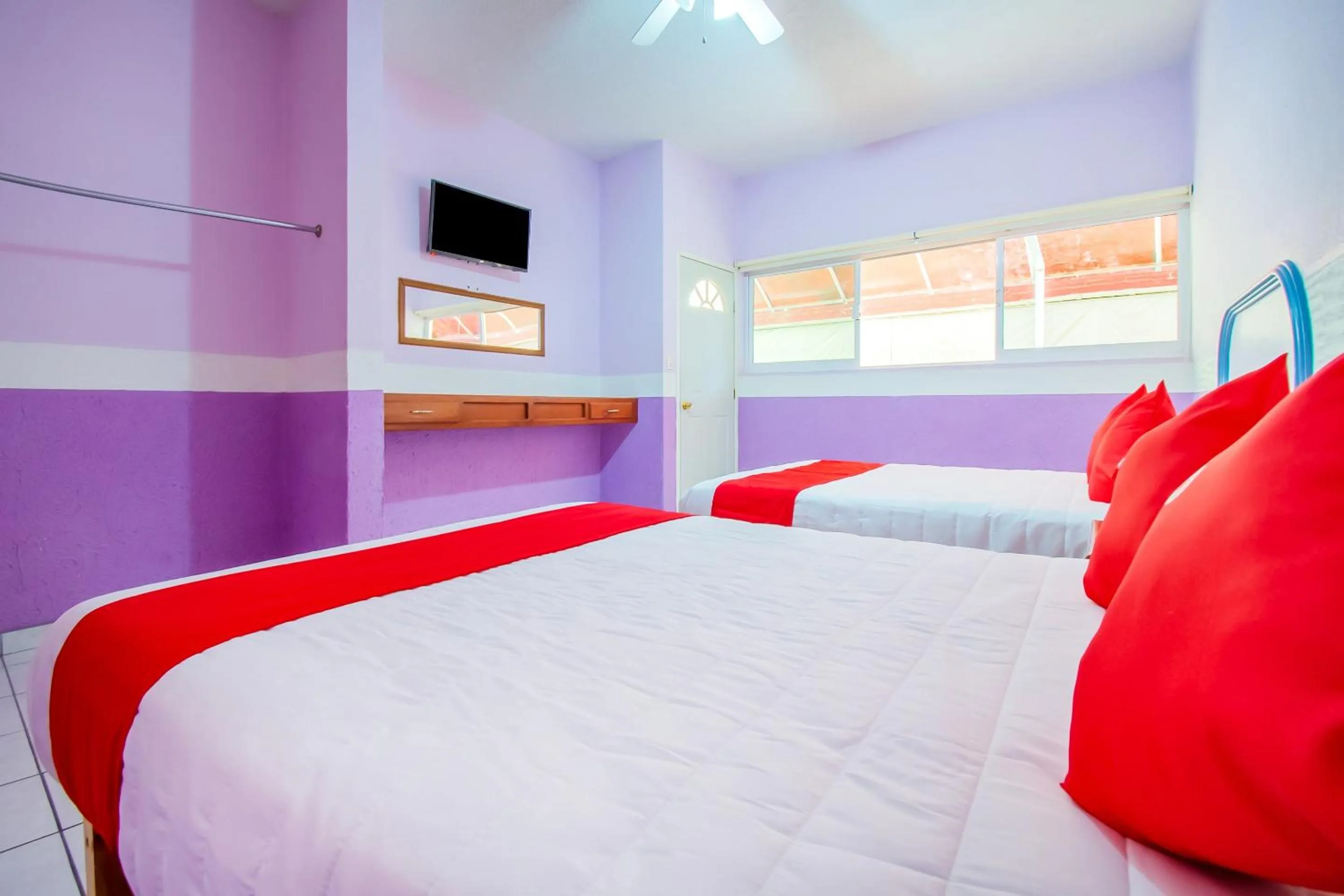 Bedroom in OYO Hotel Morelos, Villa Hidalgo