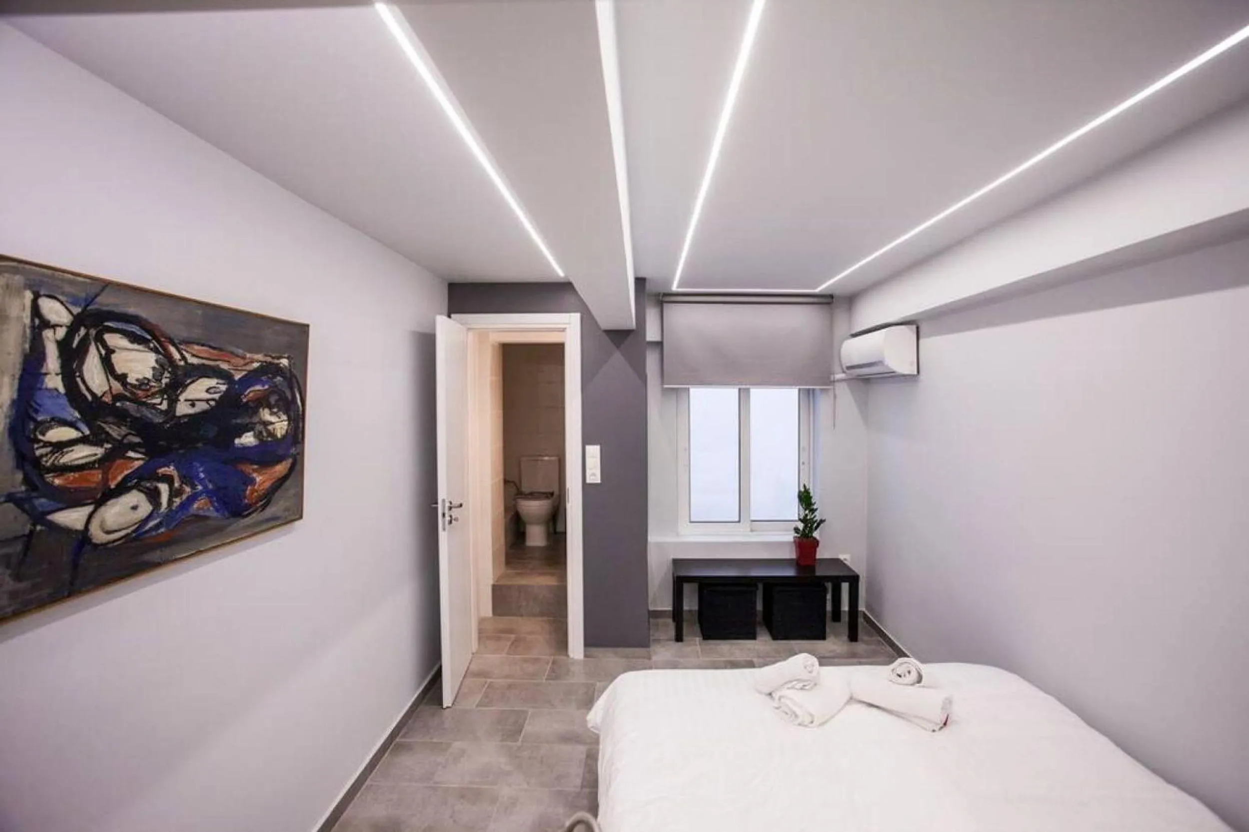 Bed in Exclusive New Modern Apartment at Syntagma Square