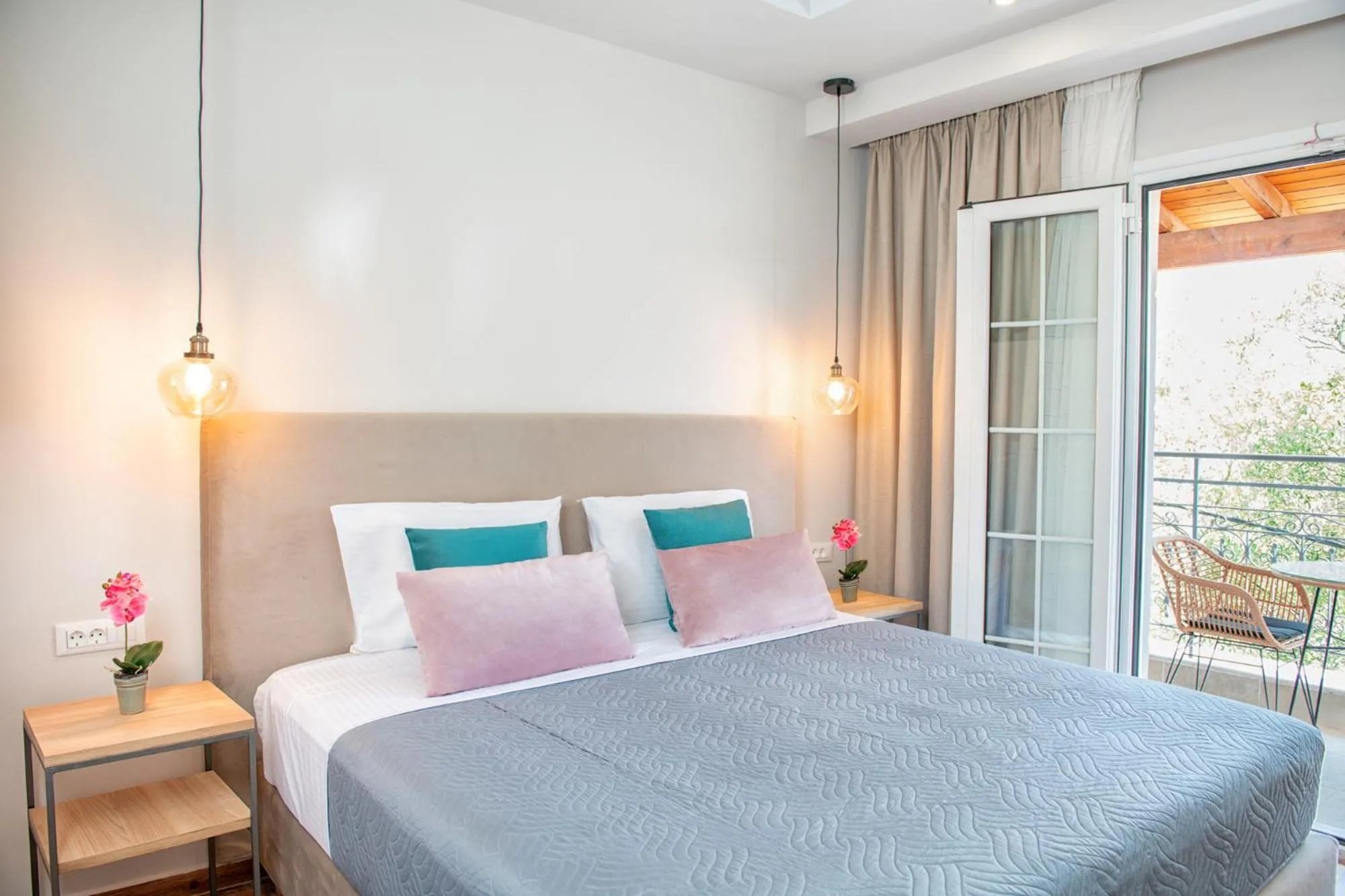 Photo of the whole room, Bed in KORINA APART HOTEL KAVOS