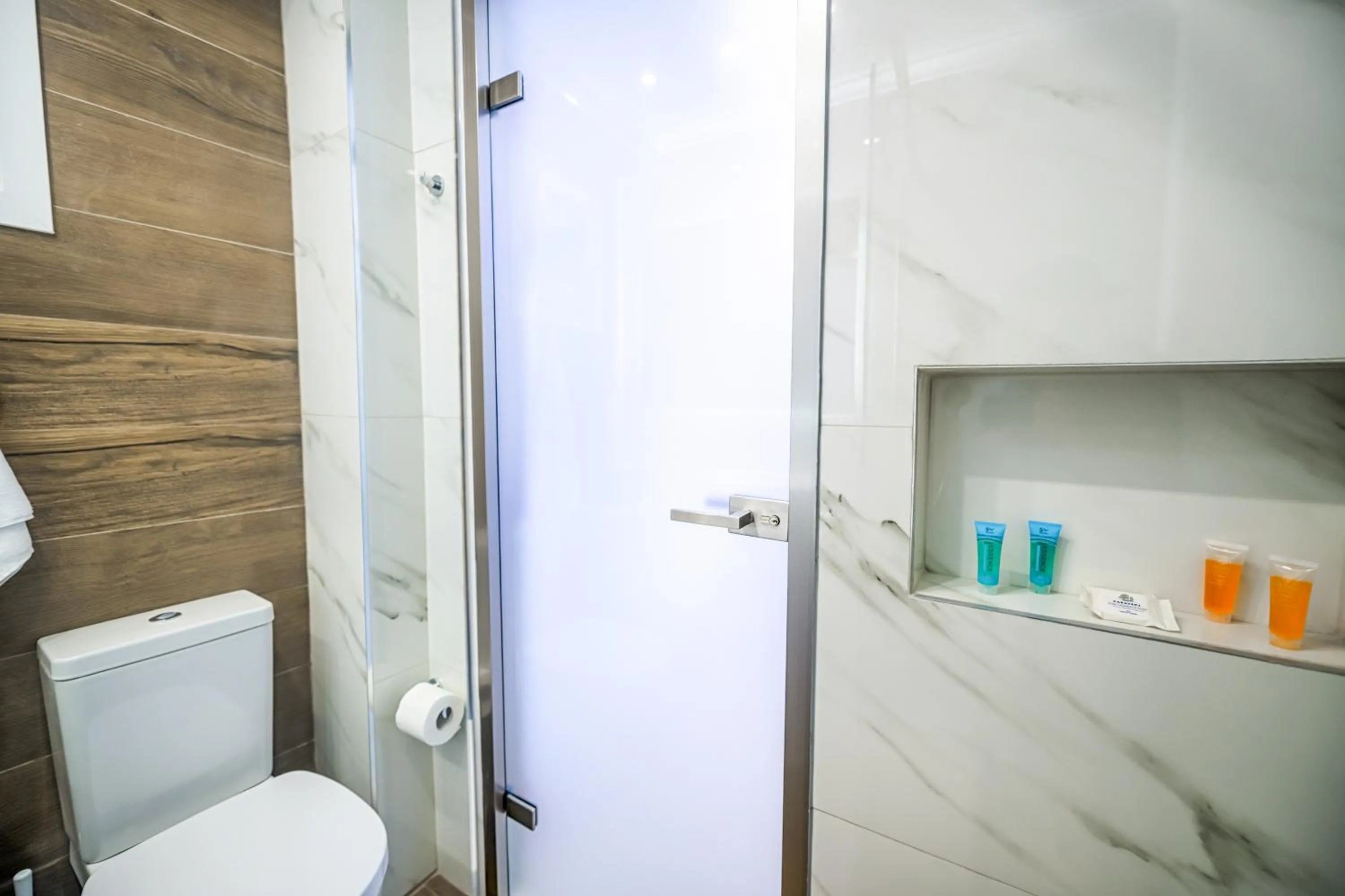 Bathroom in KORINA APART HOTEL KAVOS