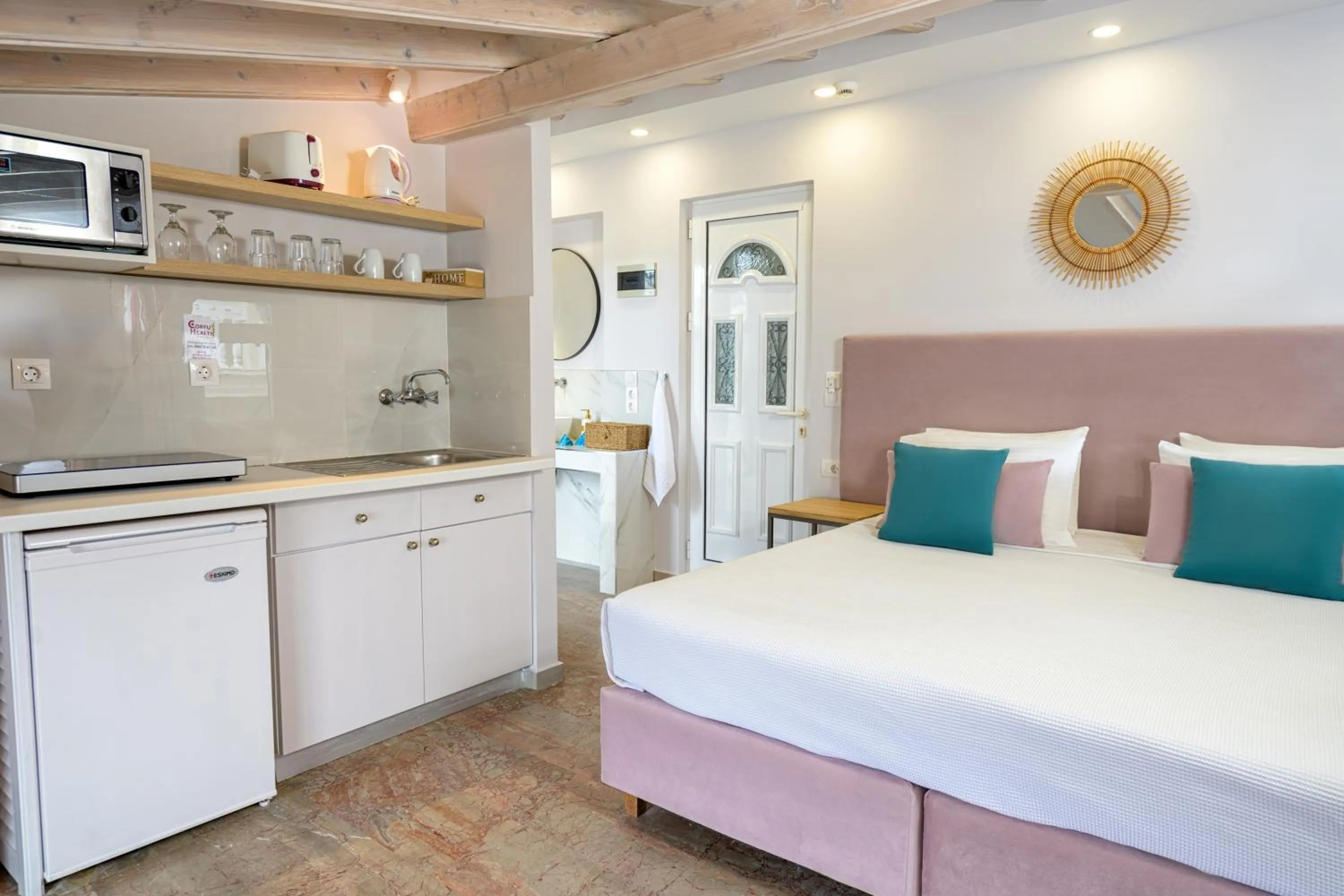 Photo of the whole room, Bed in KORINA APART HOTEL KAVOS