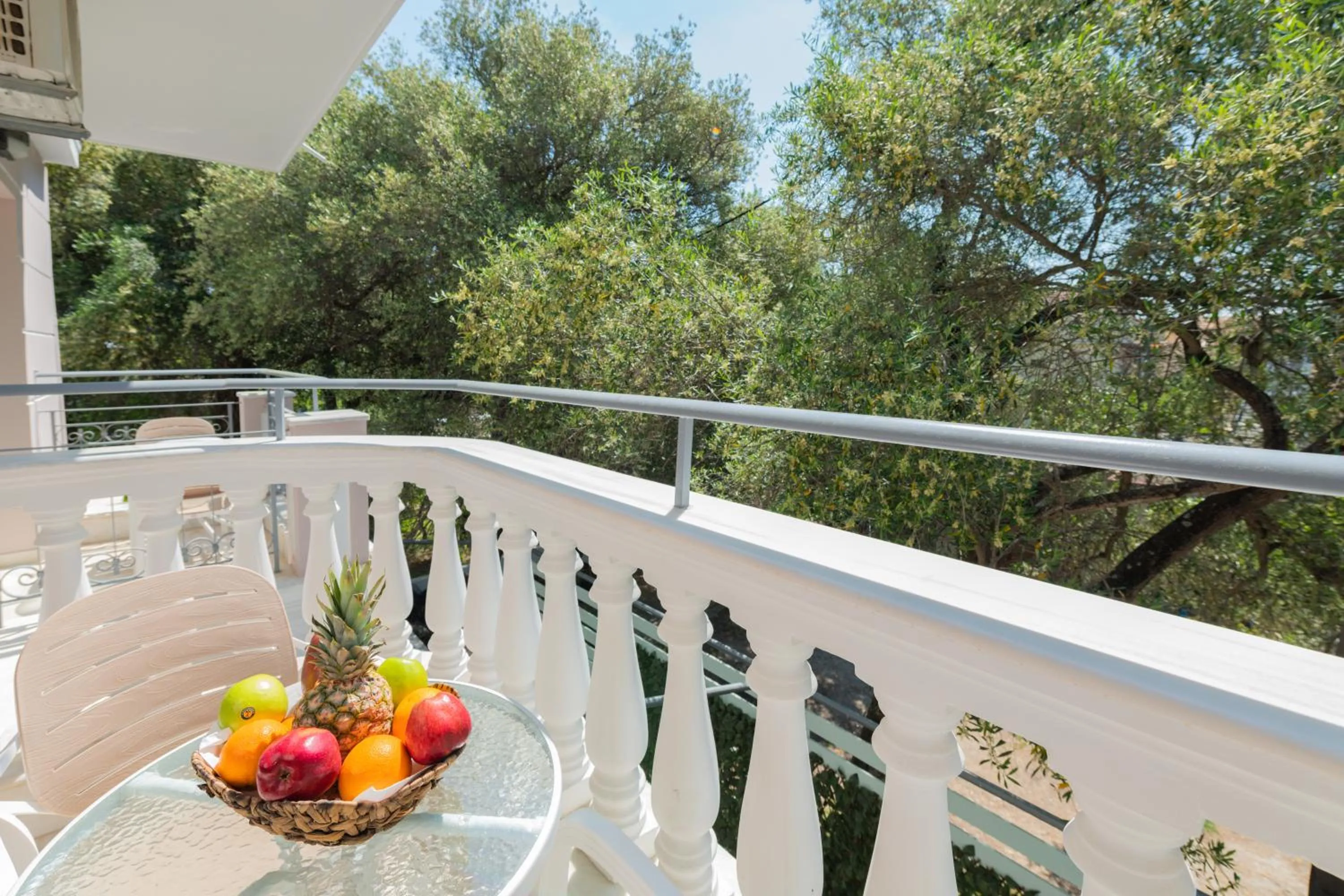 Balcony/Terrace in KORINA APART HOTEL KAVOS