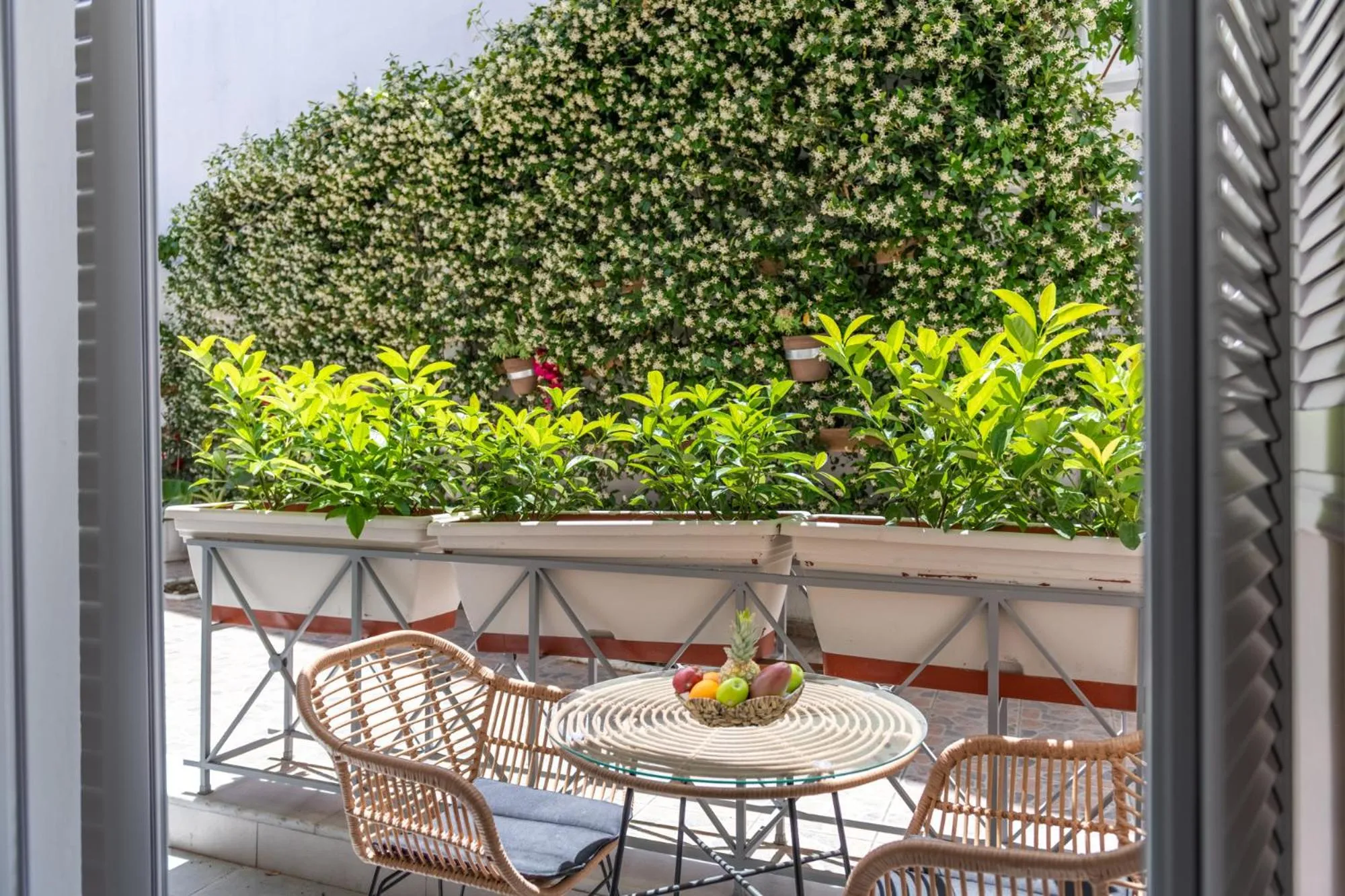 Balcony/Terrace in KORINA APART HOTEL KAVOS