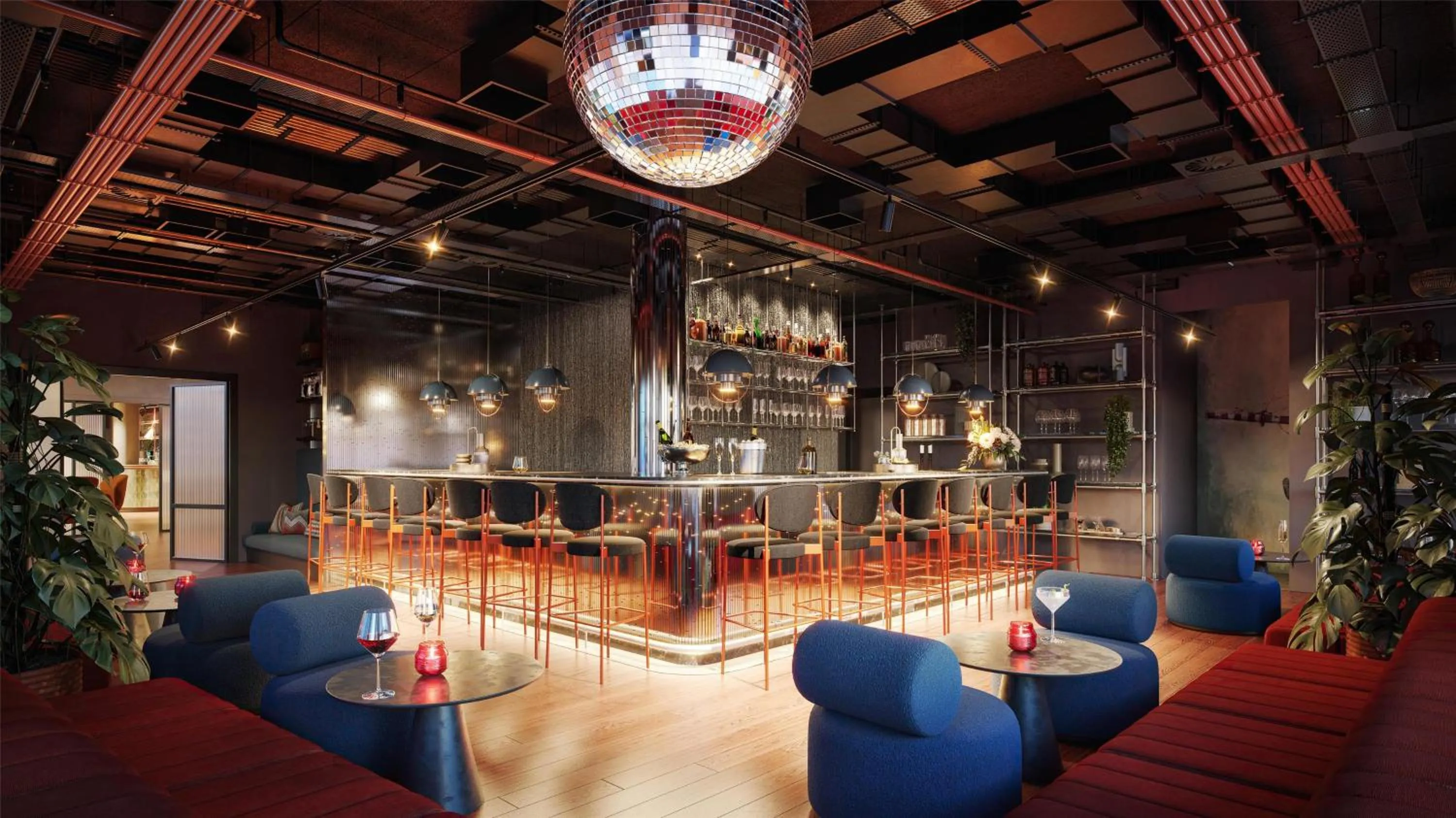 Lounge or bar in Me and All Hotel Berlin East Side, by Hyatt - NEW OPENING