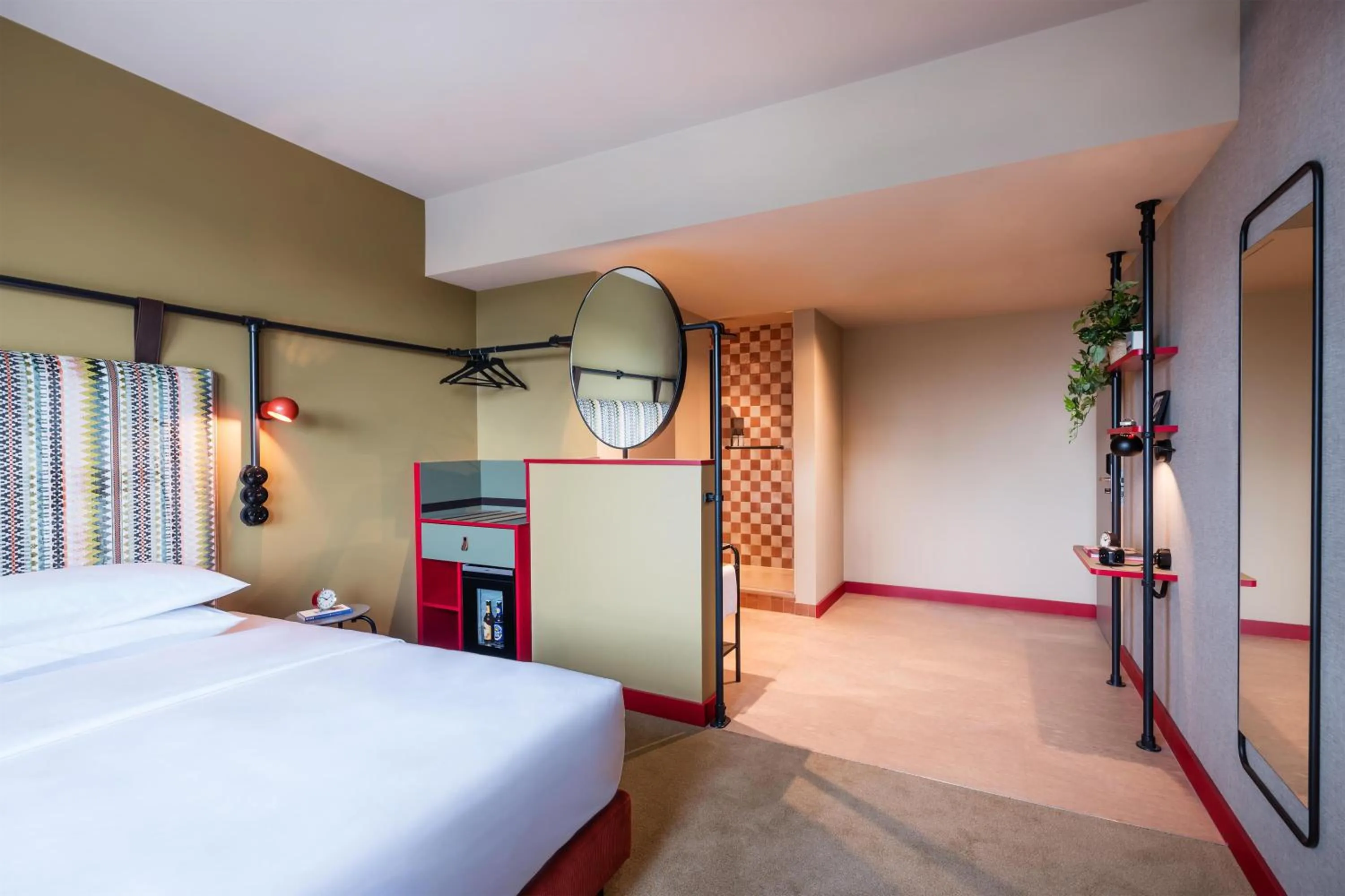 Bedroom, Bed in Me and All Hotel Berlin East Side, by Hyatt